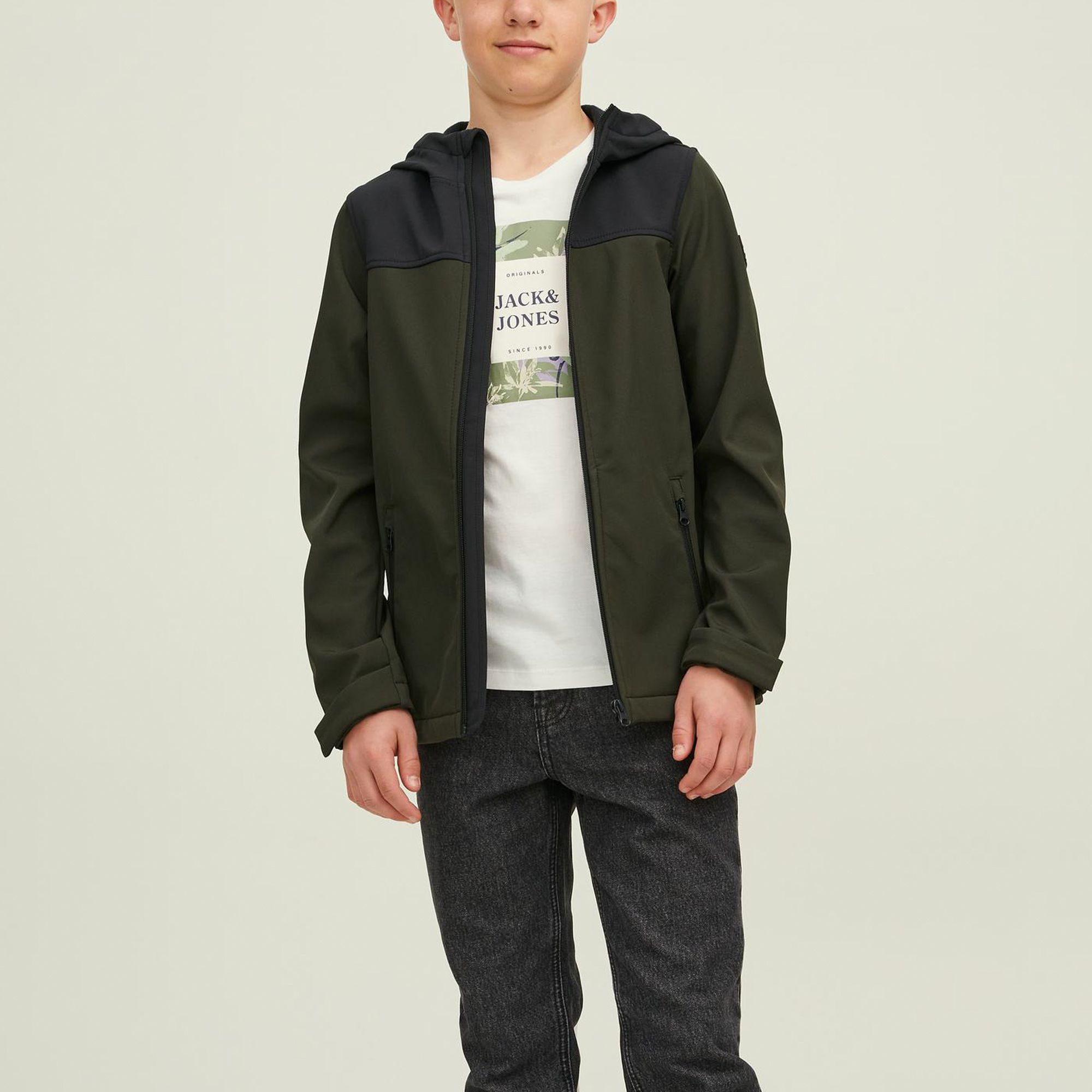 Jack & Jones Essential Marvin Hooded Softshell Jas Junior