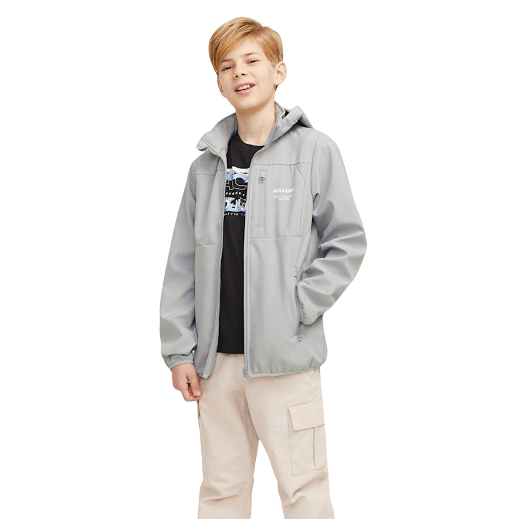 Jack & Jones Theo Hooded Softshell Jas Junior