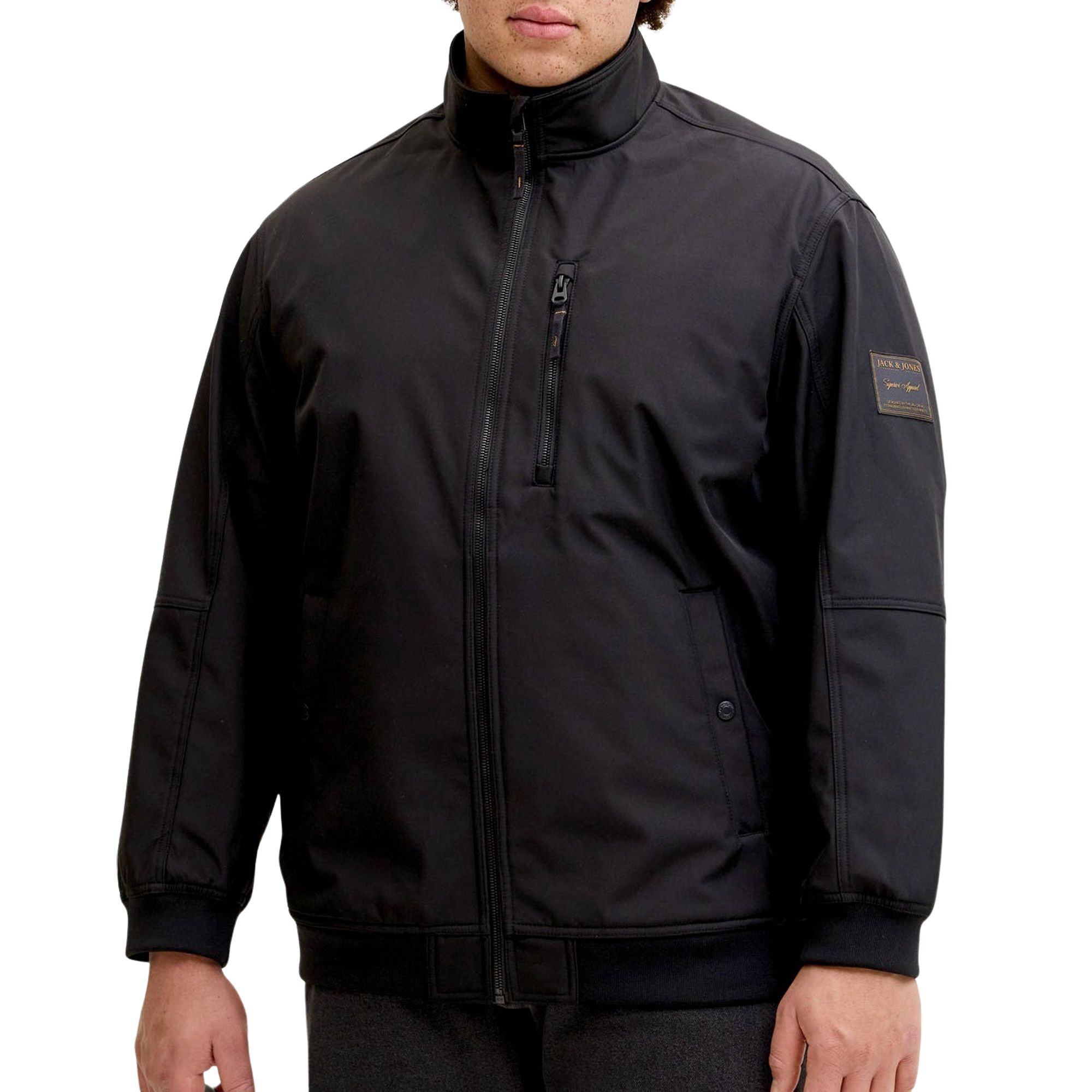 Jack & Jones Parker Collar Bomber Softshell Jas Heren (plussize)