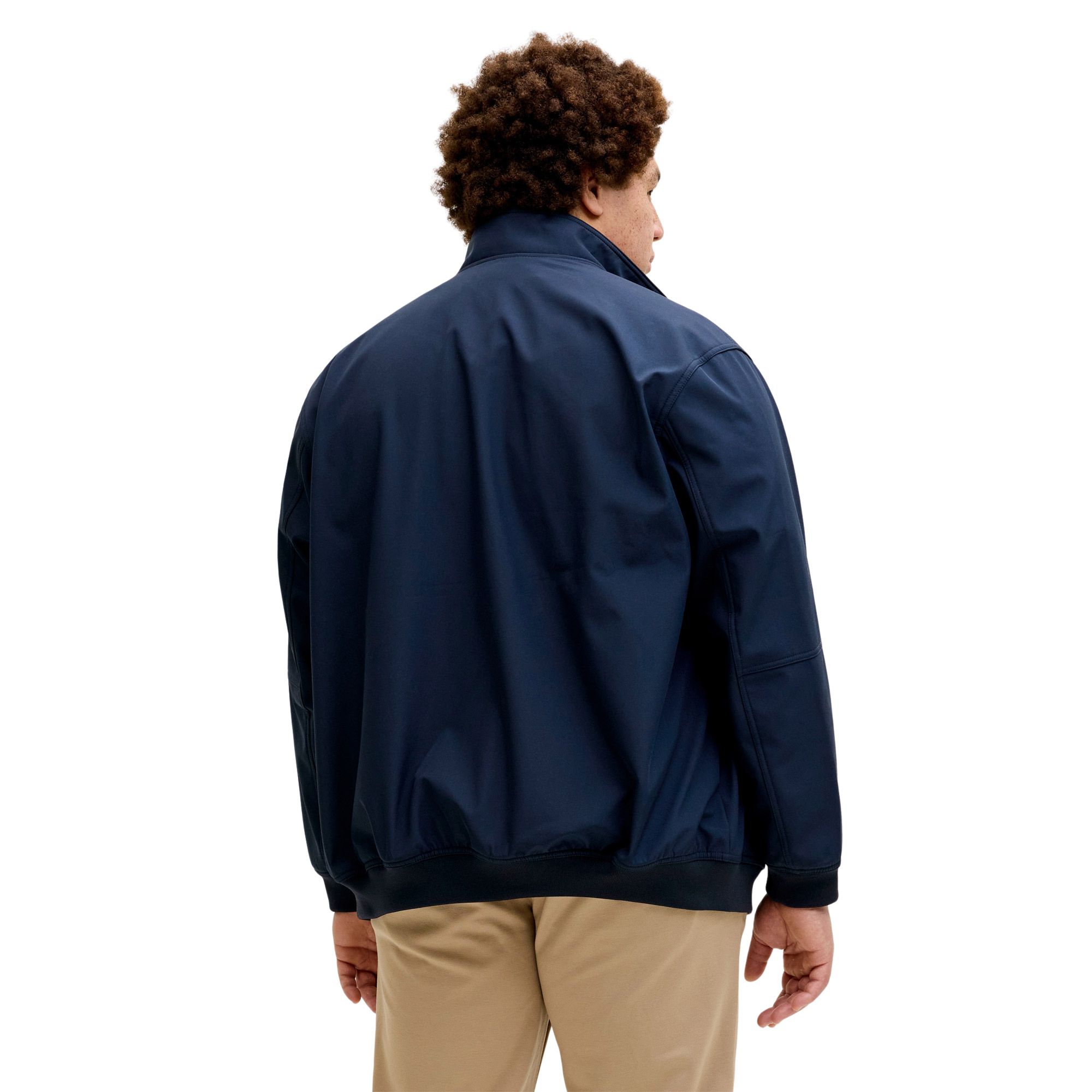 Jack & Jones Parker Collar Bomber Softshell Jas Heren (plussize)
