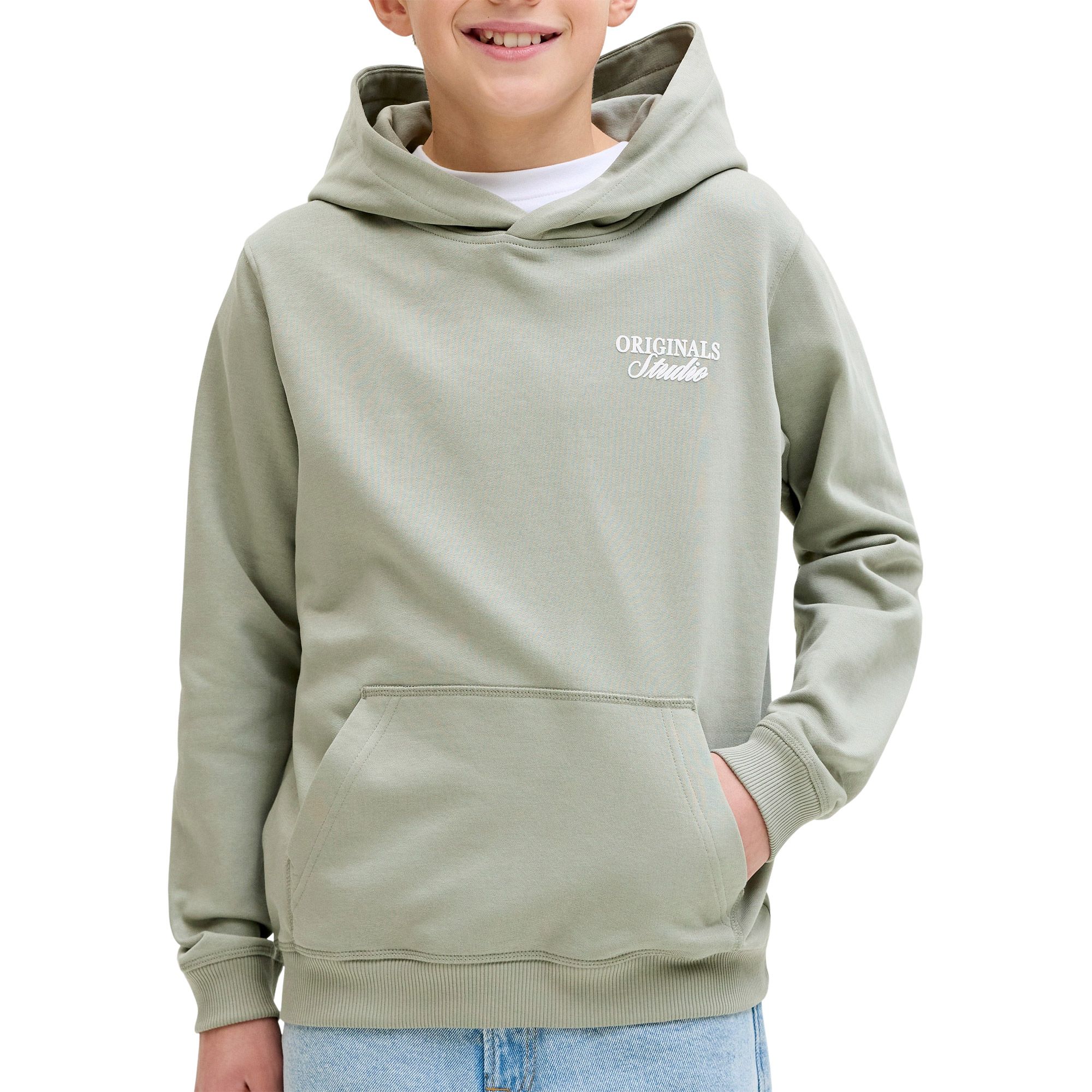 Jack &amp; Jones Norrebro Typo Backprint Hoodie Junior