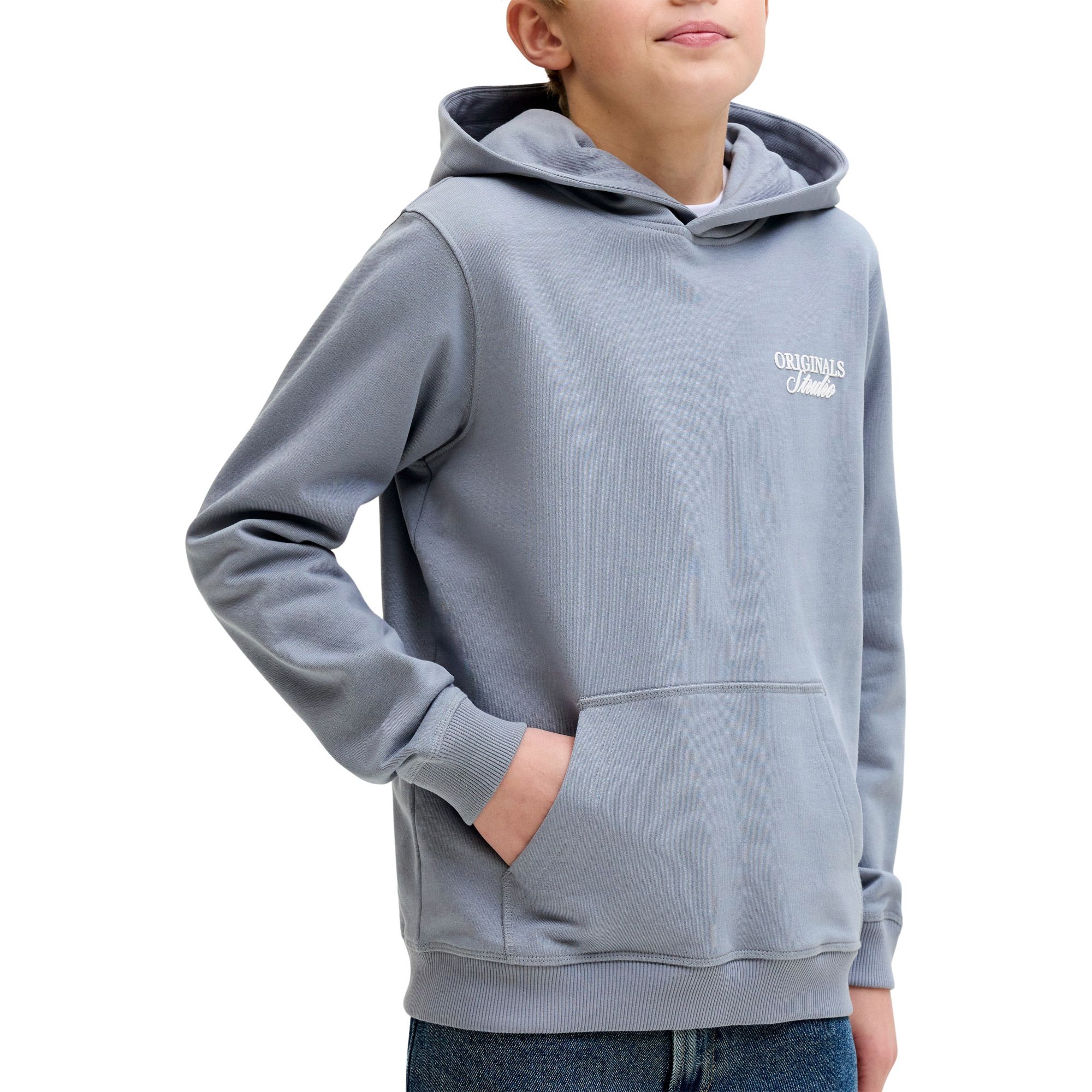 Jack &amp; Jones Norrebro Typo Backprint Hoodie Junior
