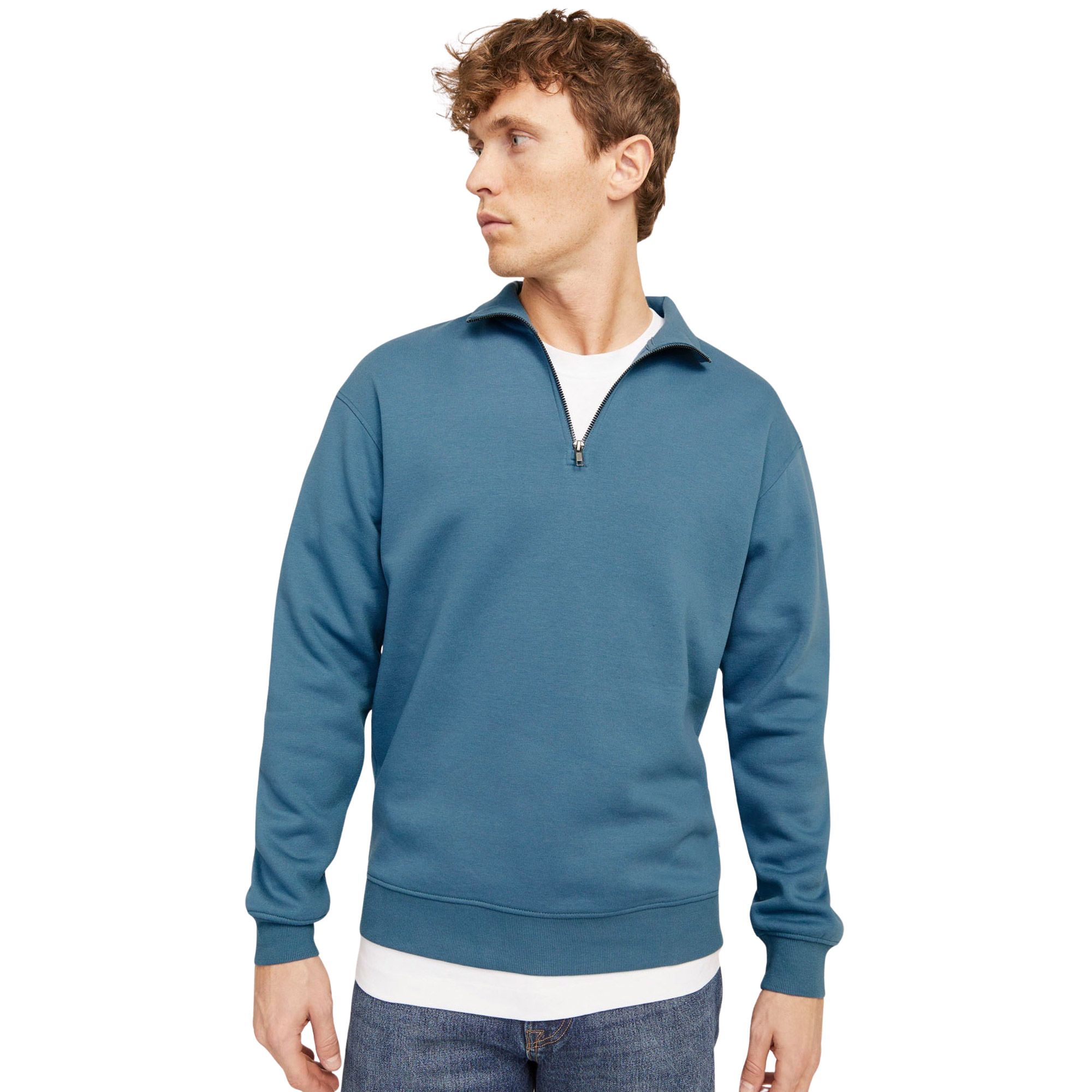 Jack & Jones Bradley Half Zip Sweater Heren