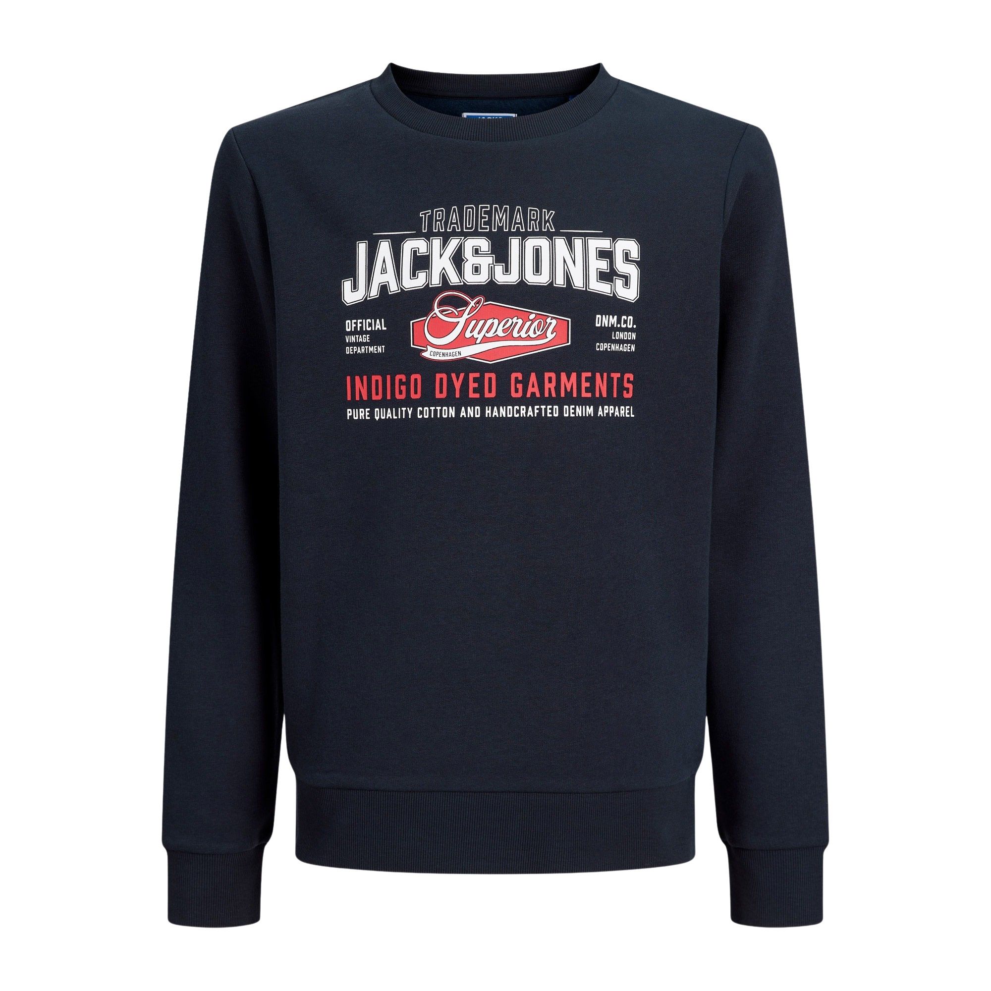 Jack & Jones Logo Crew 2 Col Sweater Junior