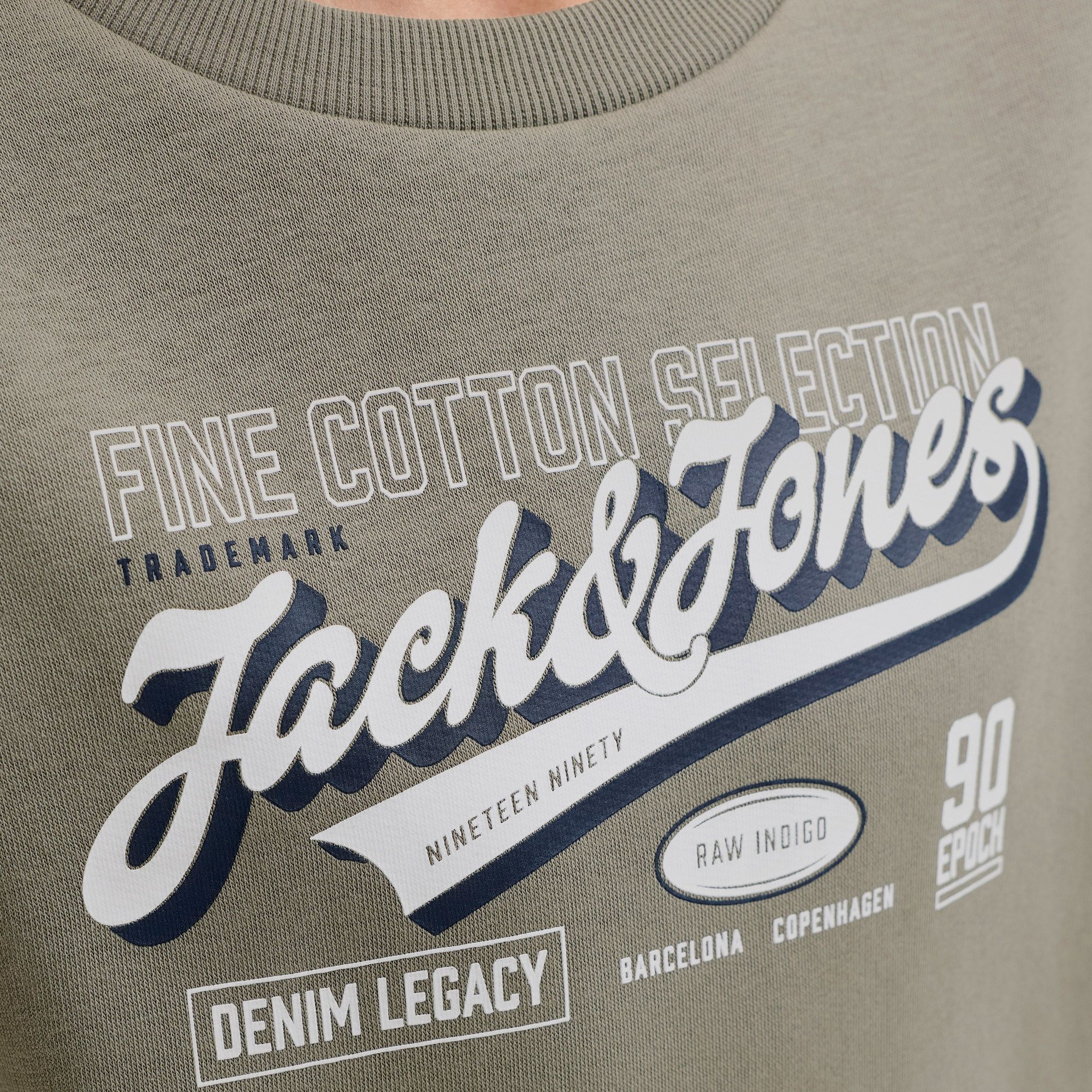Jack & Jones Logo Crew 2 Col Sweater Junior