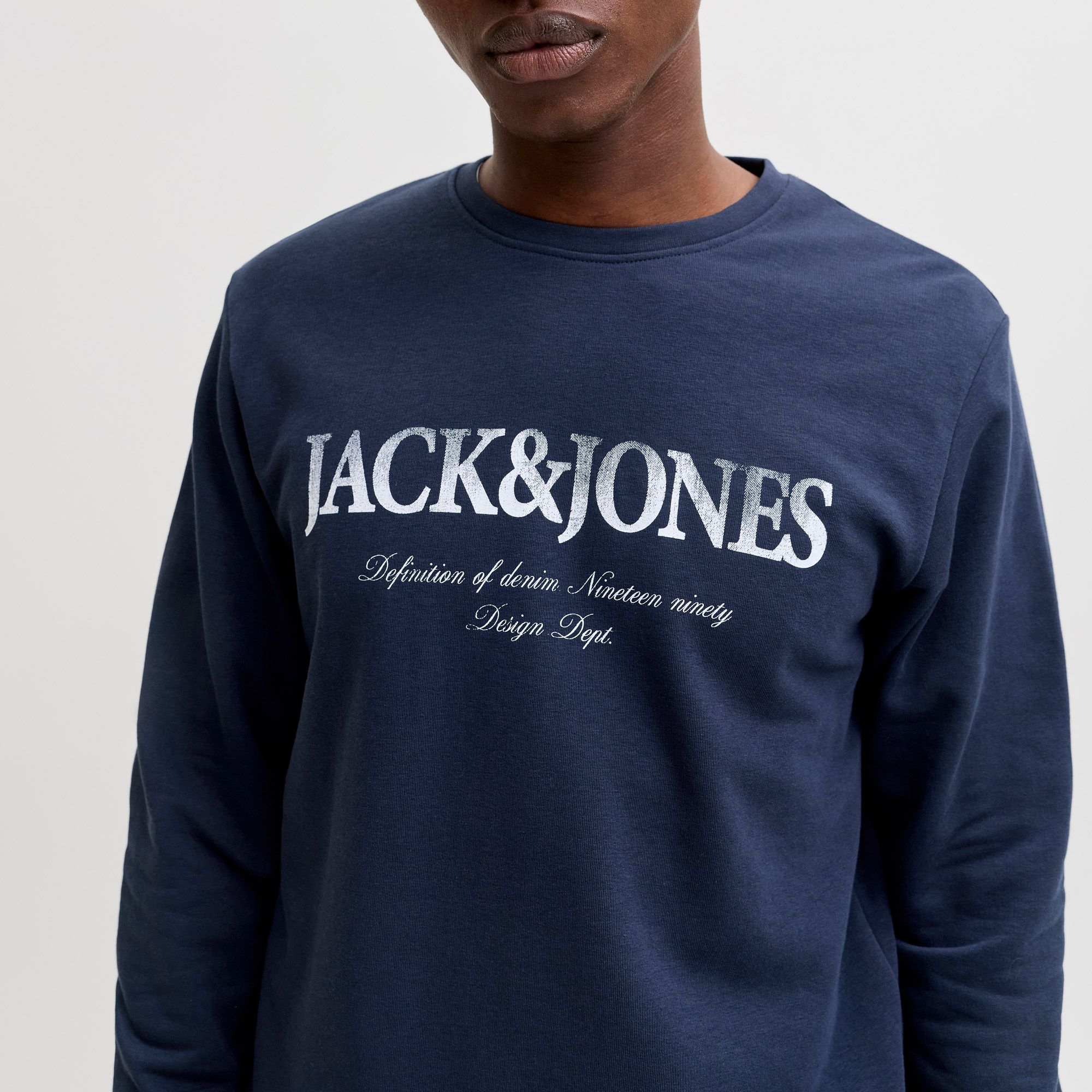 Jack & Jones Devin Daytona Print Sweater Heren