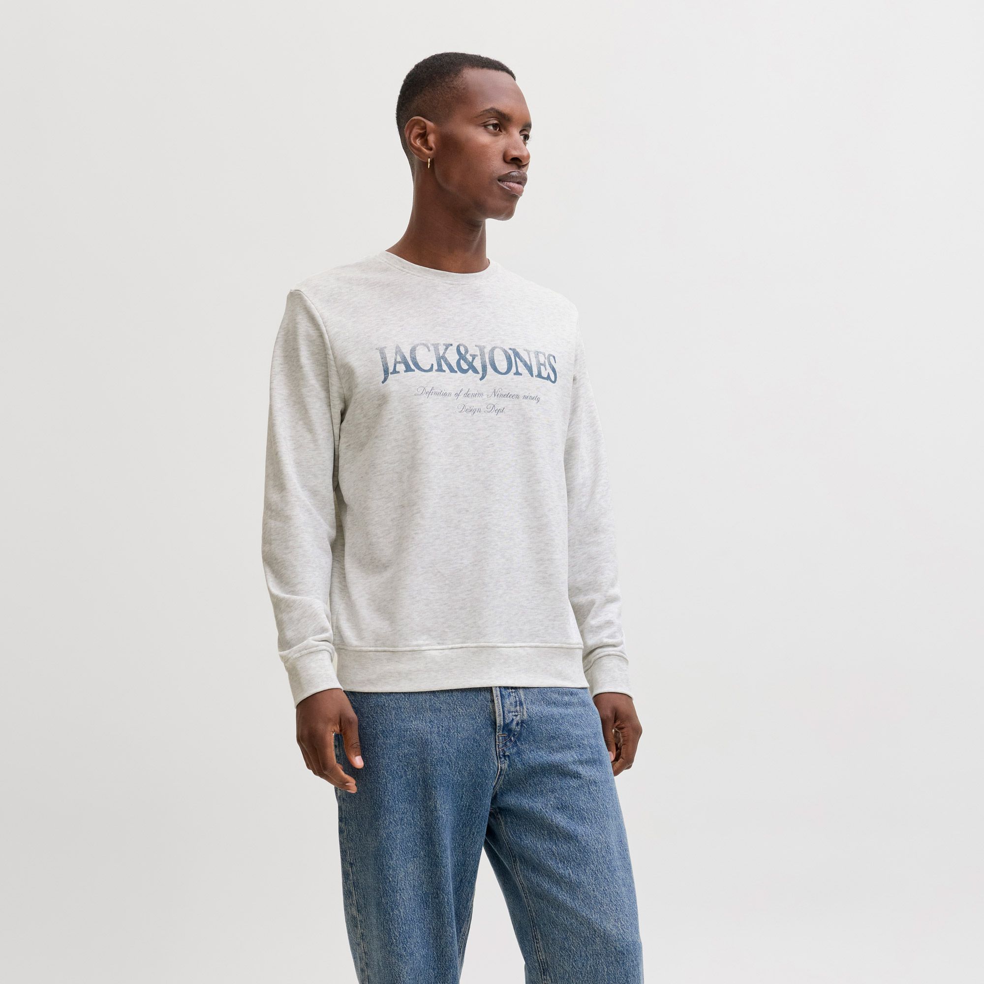Jack & Jones Devin Daytona Print Sweater Heren