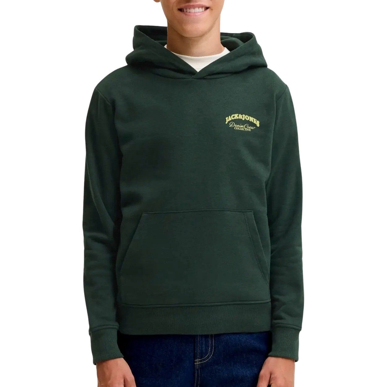 Jack &amp; Jones Brandes Backprint Hoodie Junior