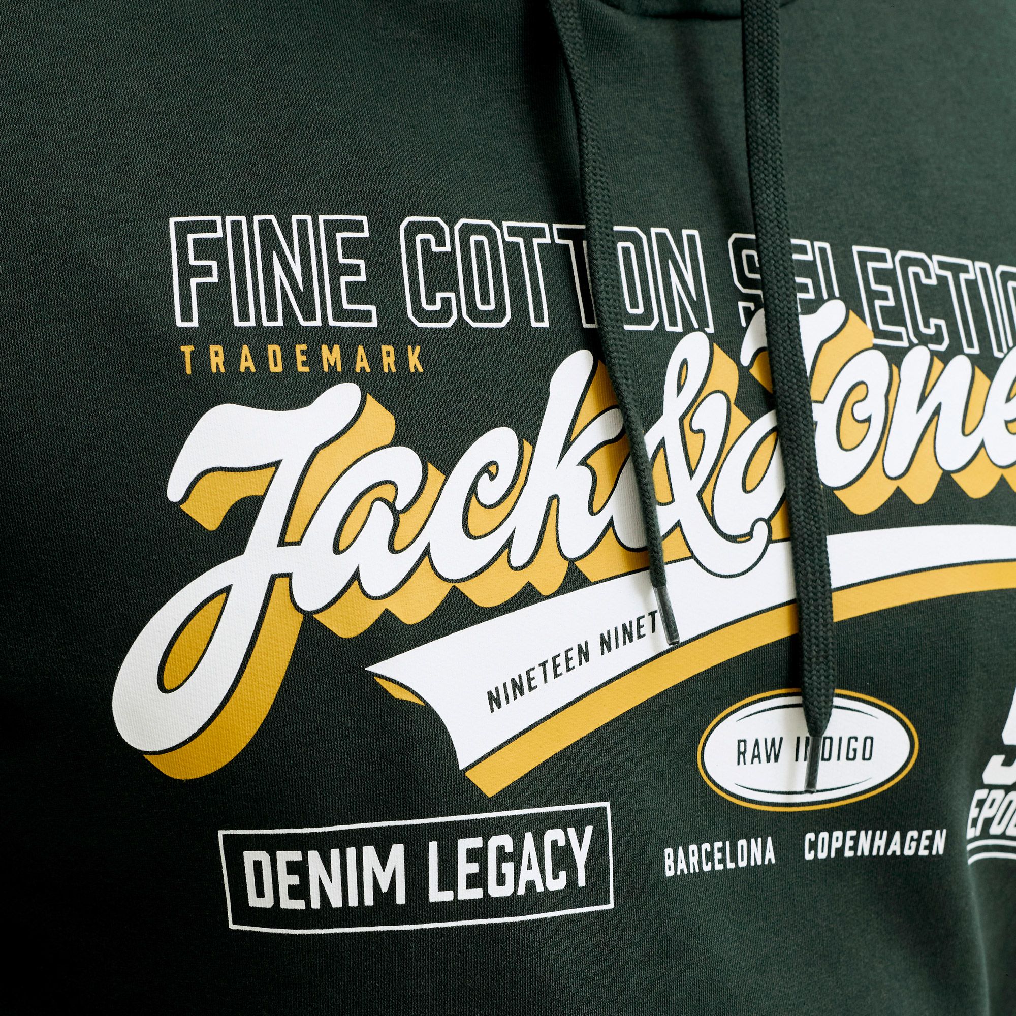 Pull Jack & Jones Logo Sweat 2 Col Hommes (plussize)