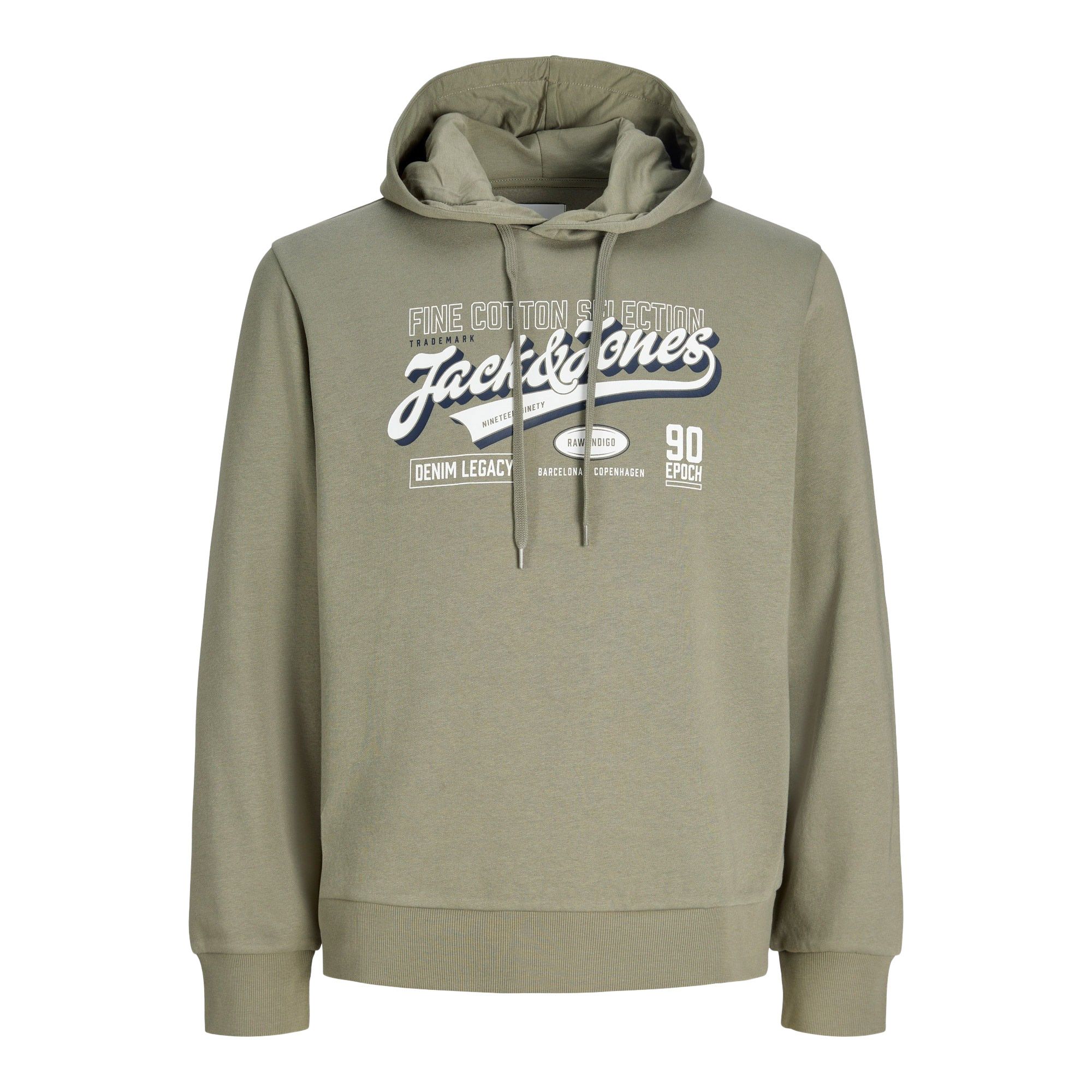 Pull Jack & Jones Logo Sweat 2 Col Hommes (plussize)