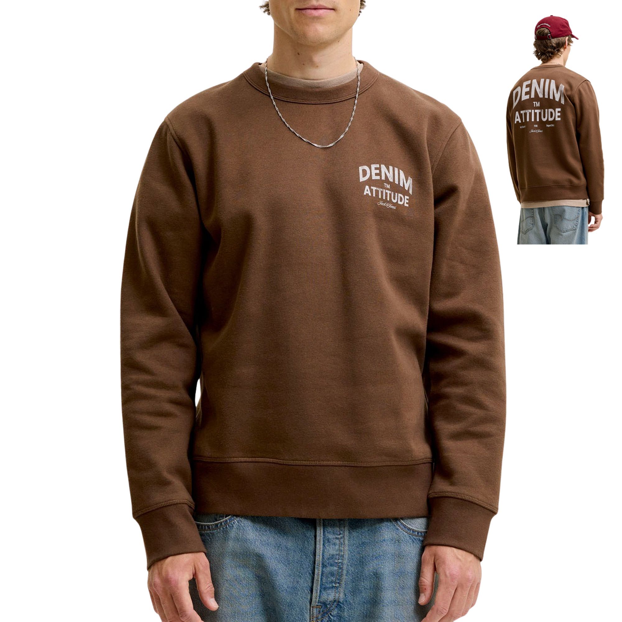 Pull Jack & Jones Dover Graphic Crew Hommes