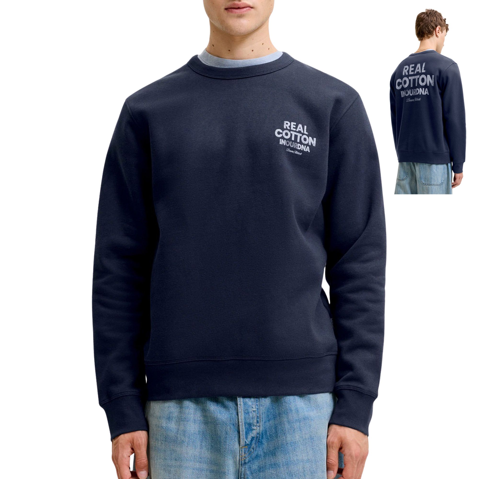 Jack &amp; Jones Dover Graphic Crew Sweater Men