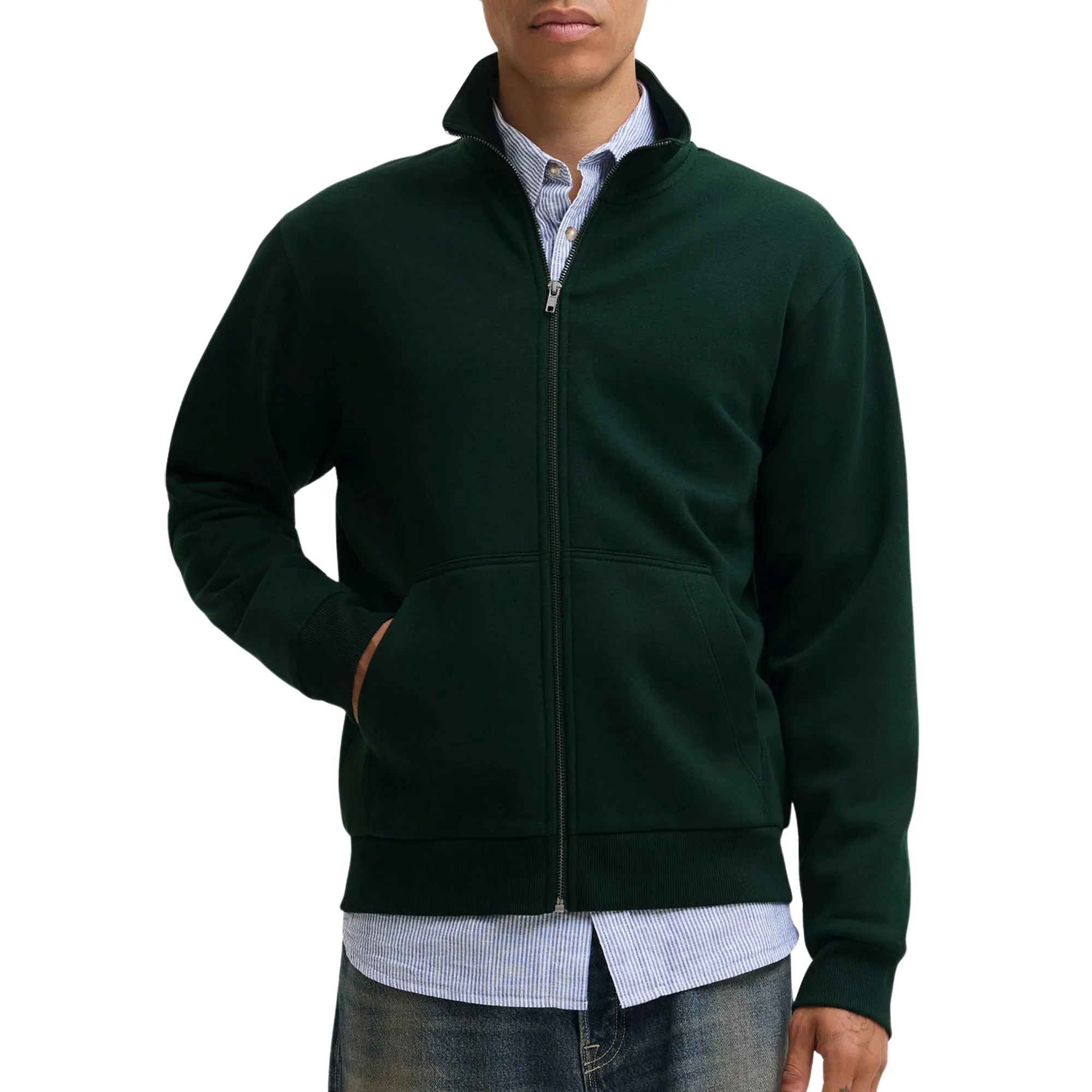Jack &amp; Jones Bradley Sweat Zip Vest Heren