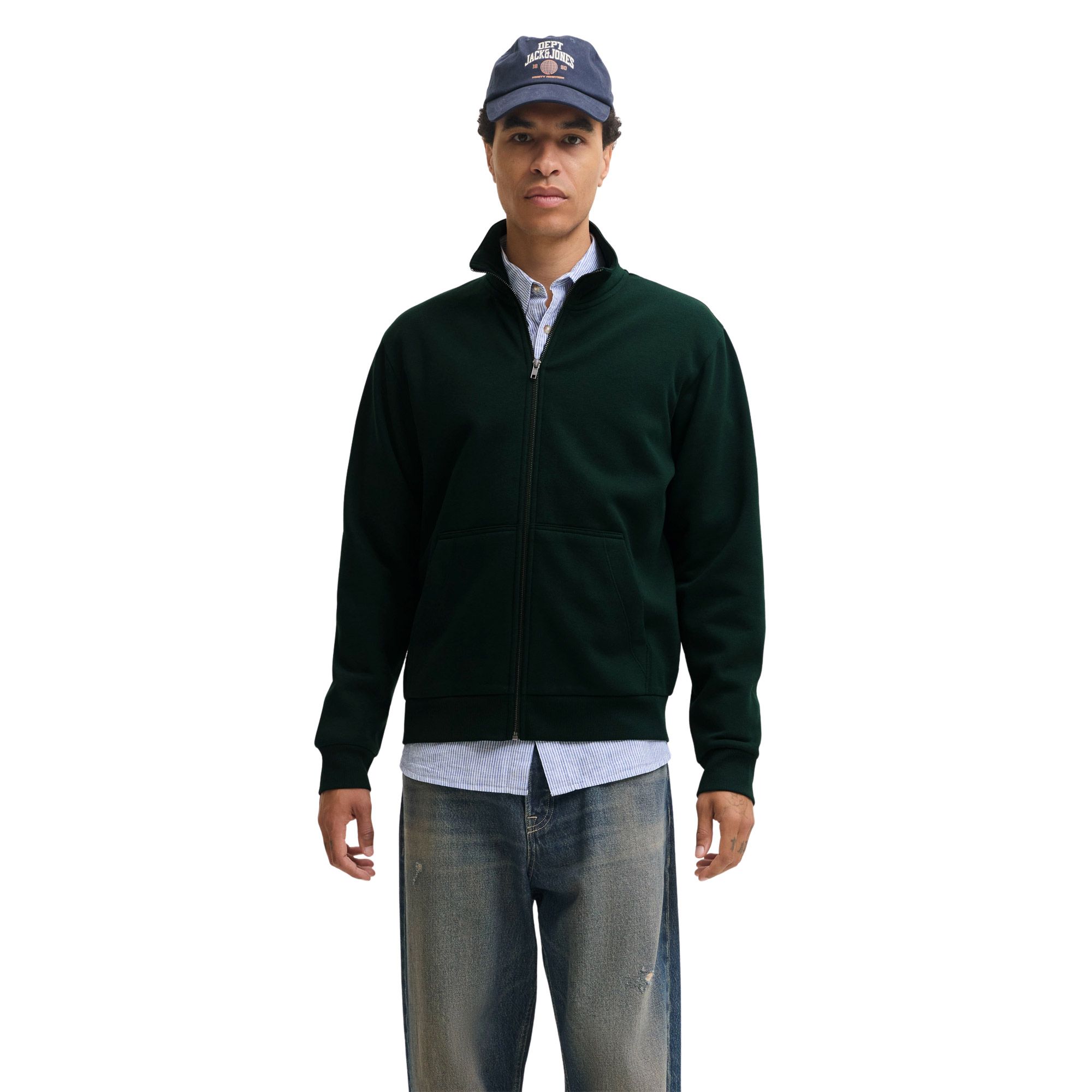 Jack & Jones Bradley Sweat Zip Vest Heren