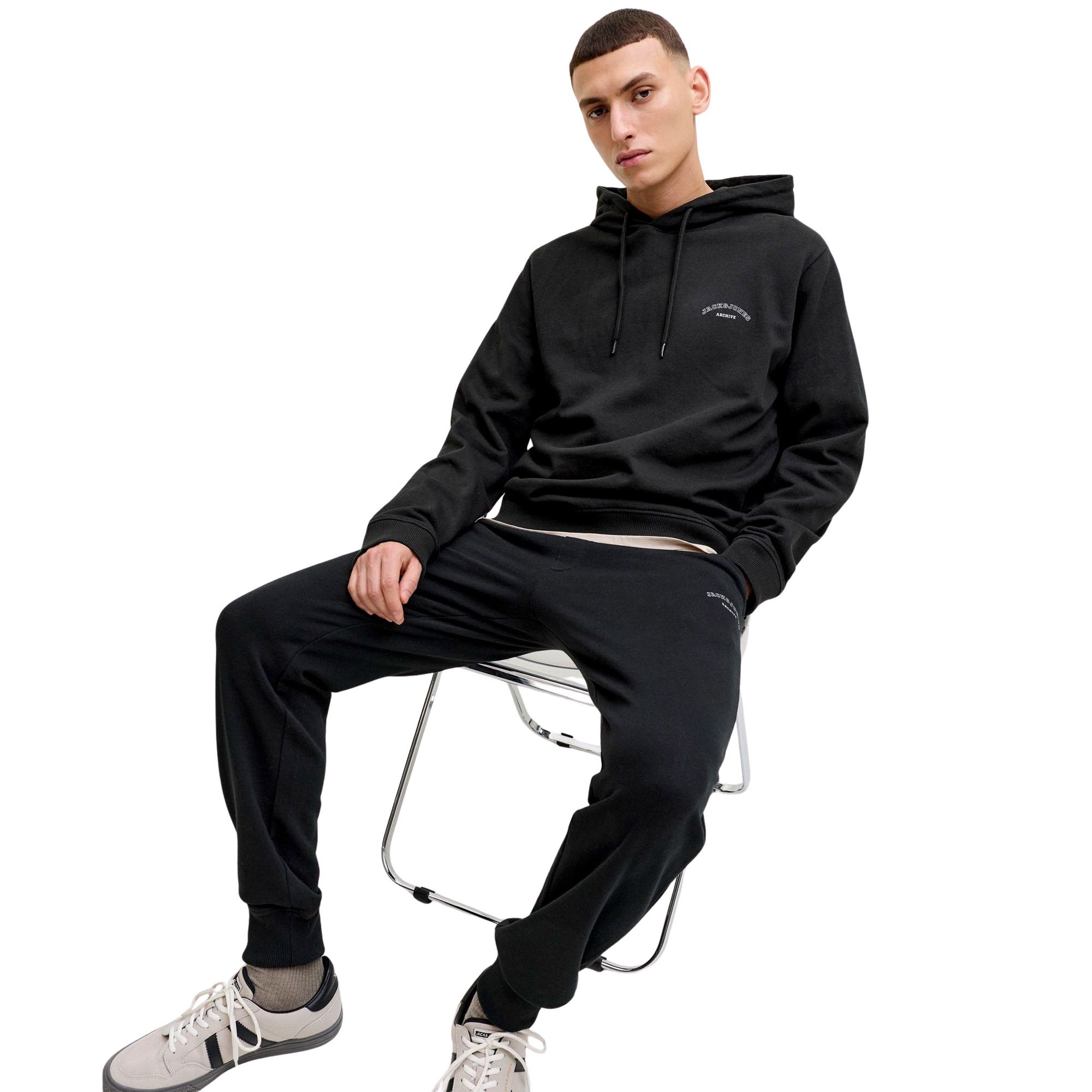 Jack & Jones College Logo Sweat Hood Set Heren