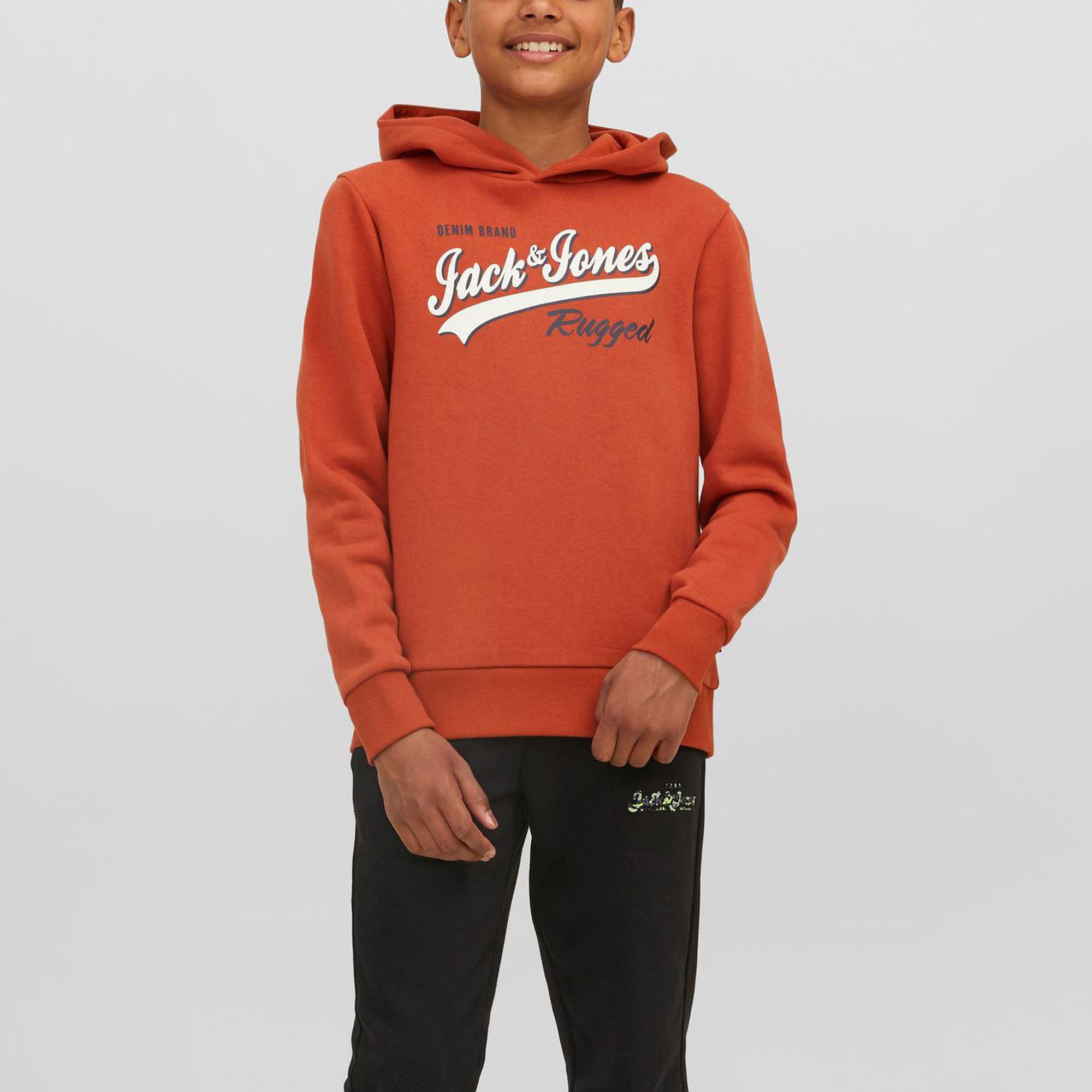 Jack & Jones Essentials Logo Hood 2 Hoodie Junior
