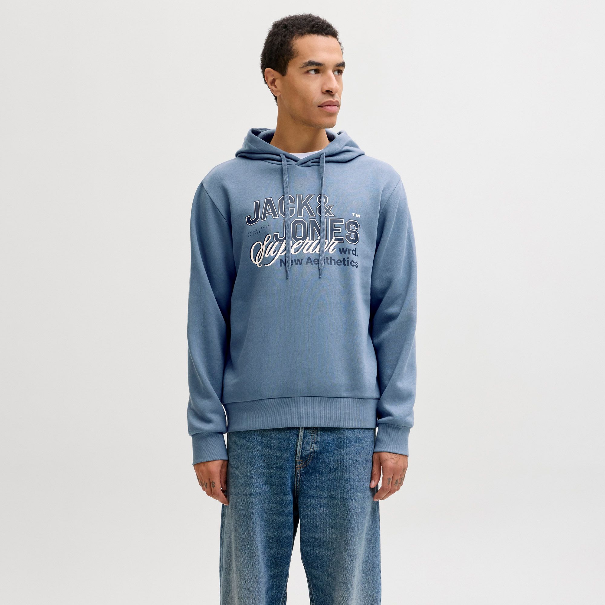 Jack & Jones Logo Hoodie Heren