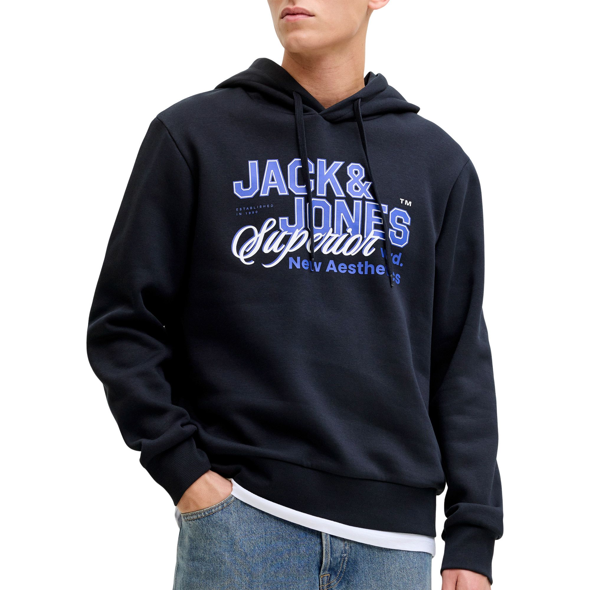 Jack & Jones Logo Hoodie Heren