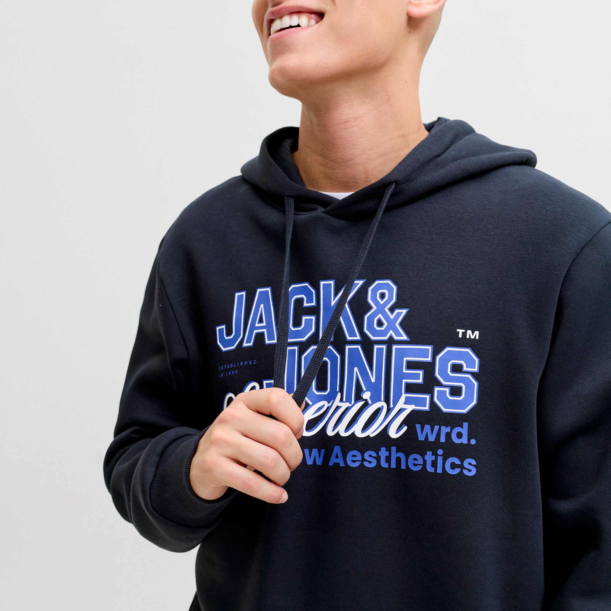 Jack & Jones Logo Hoodie Heren