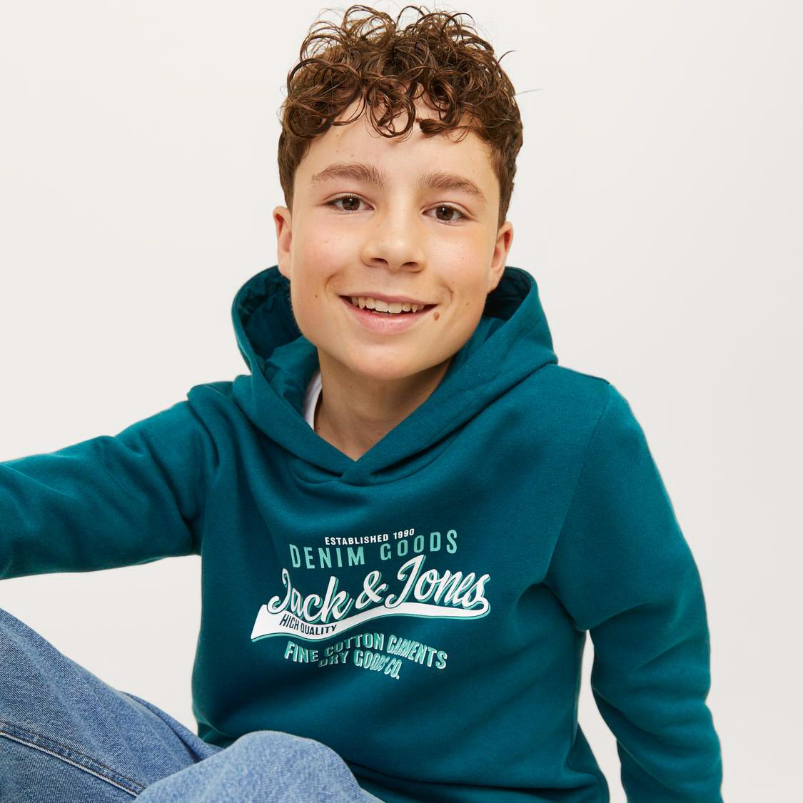 Jack & Jones Logo Hoodie Junior