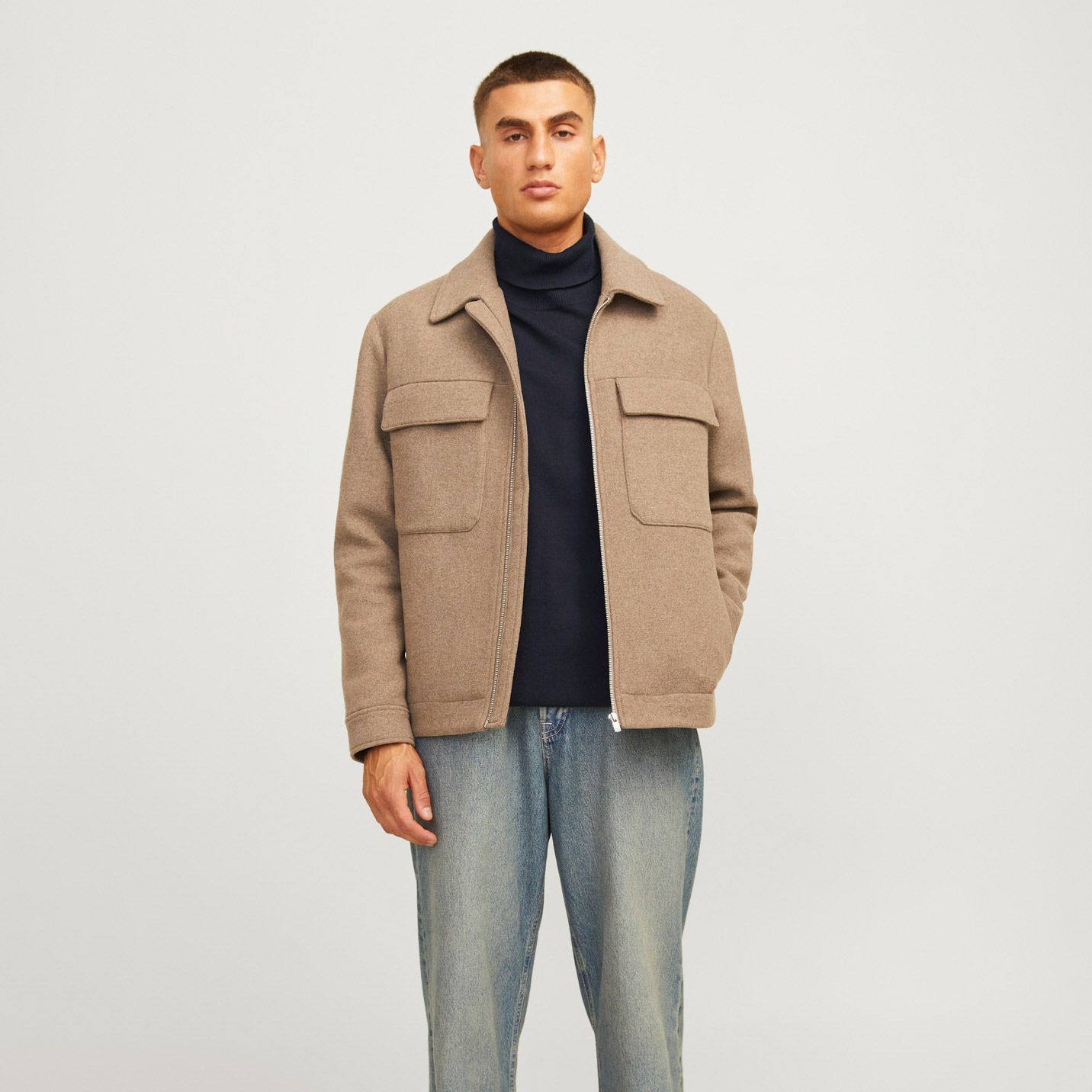 Pull Jack & Jones Basic Knit Roll Neck Hommes