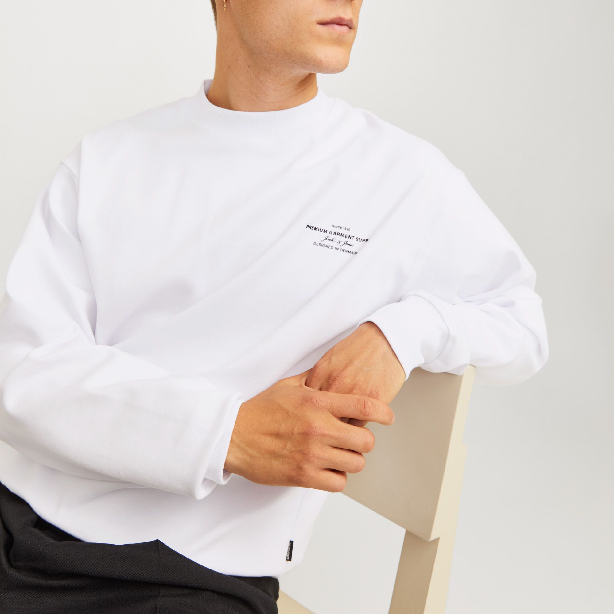 Pull Jack & Jones Blachad Branding Hommes