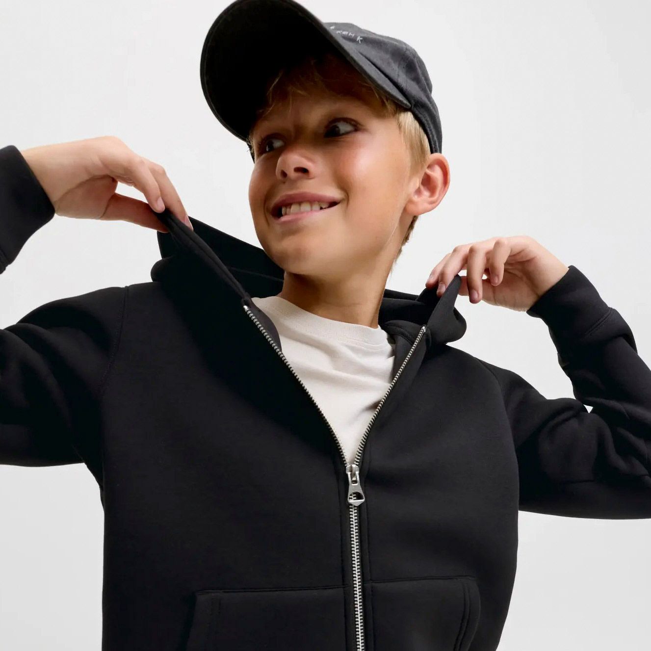 Jack & Jones Einfarbiger Hoodie Jungen