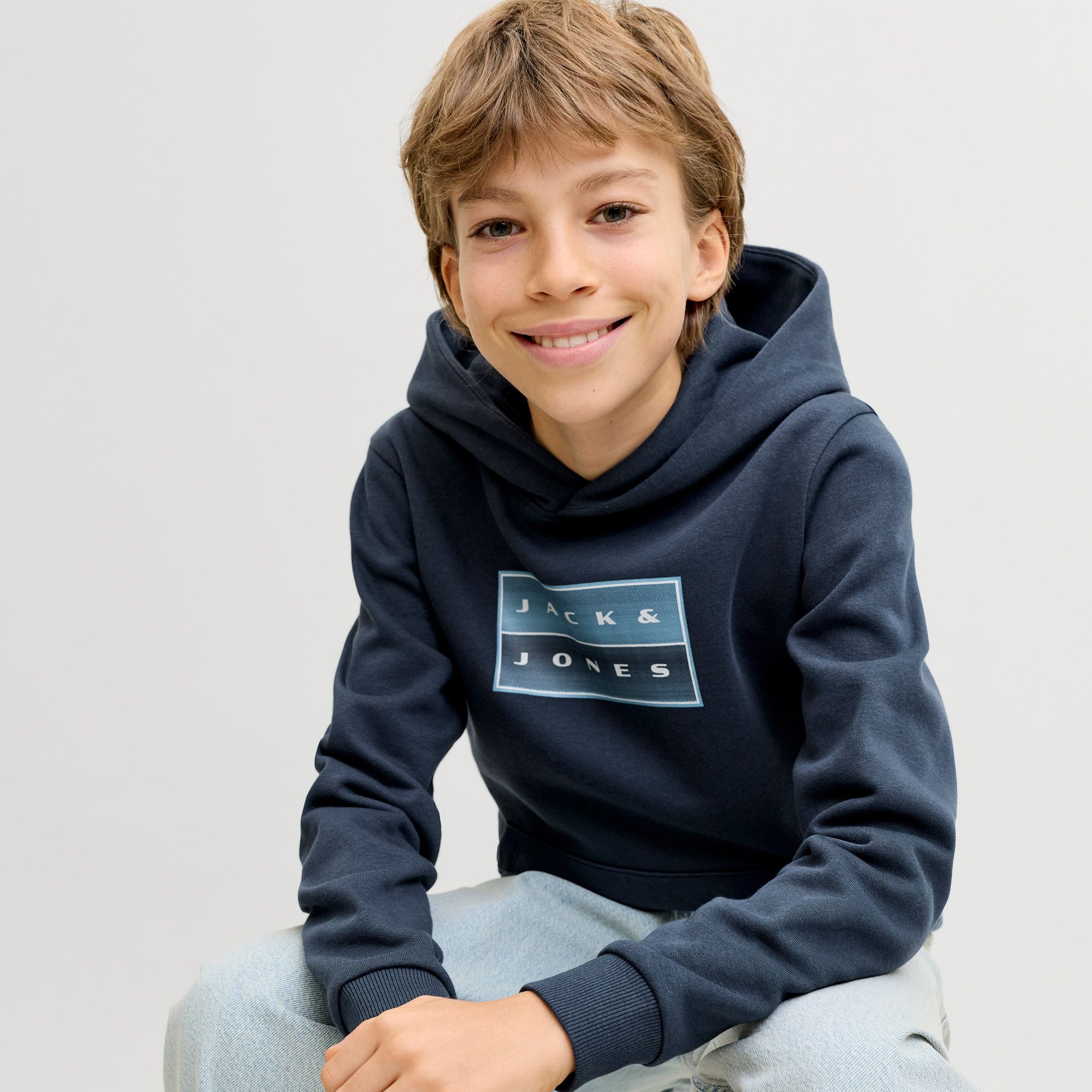 Jack & Jones Fusion Graphic Sweat Hoodie Jongens