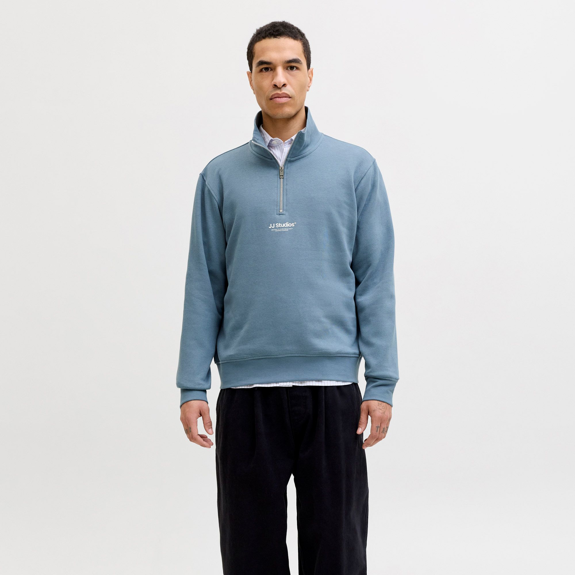 Jack & Jones Soho Half Zip Sweater Heren