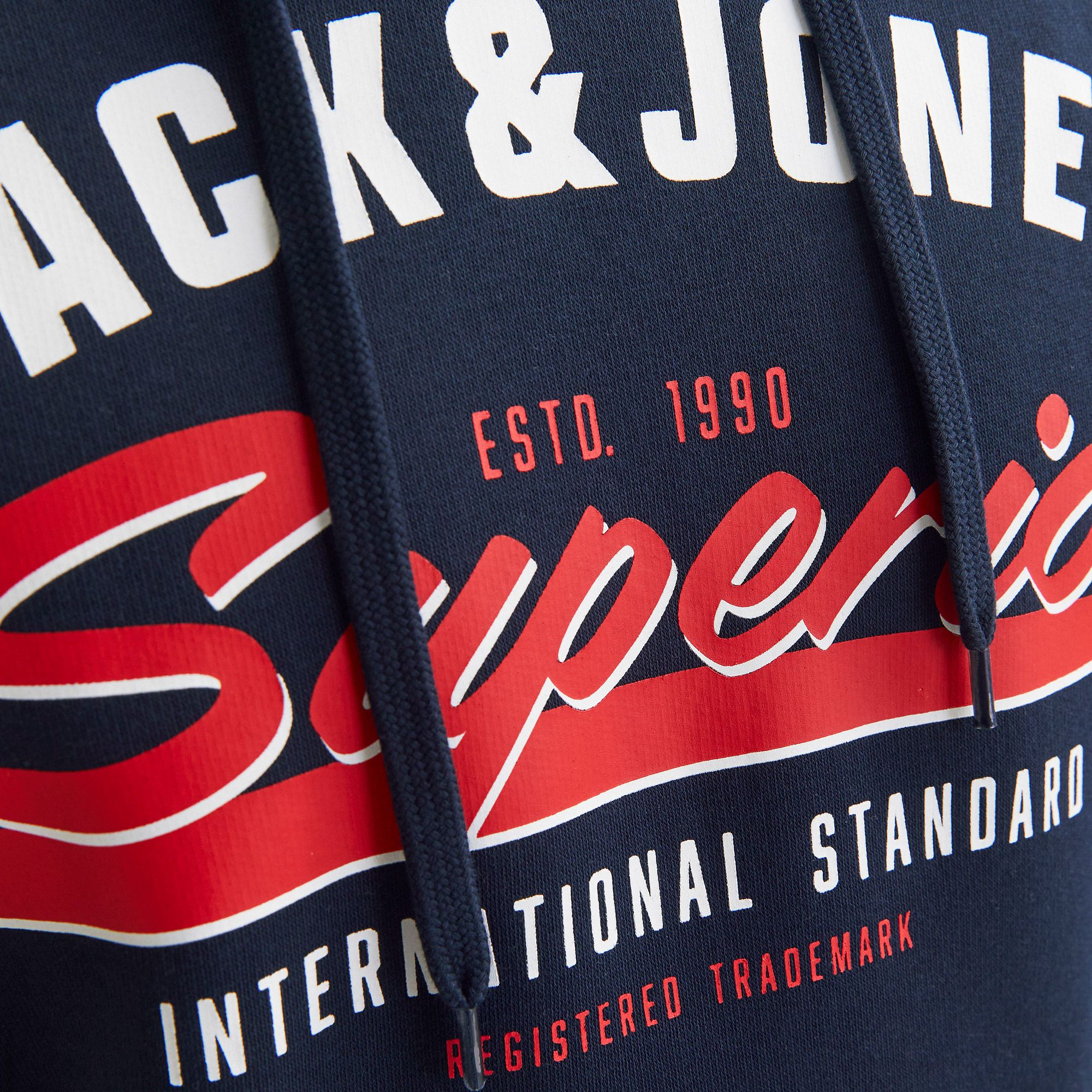 Jack & Jones Logo Hoodie Heren