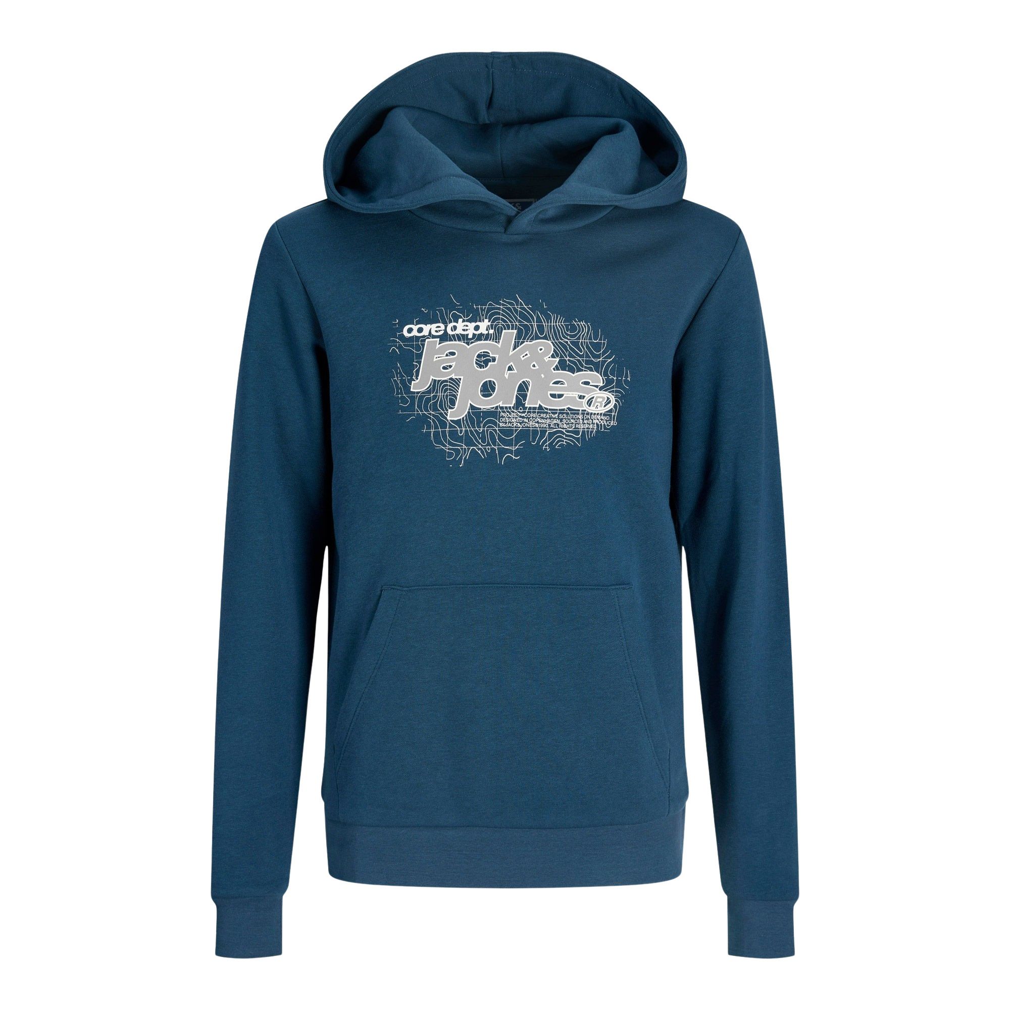 Jack & Jones Grid Branding Hoodie Junior