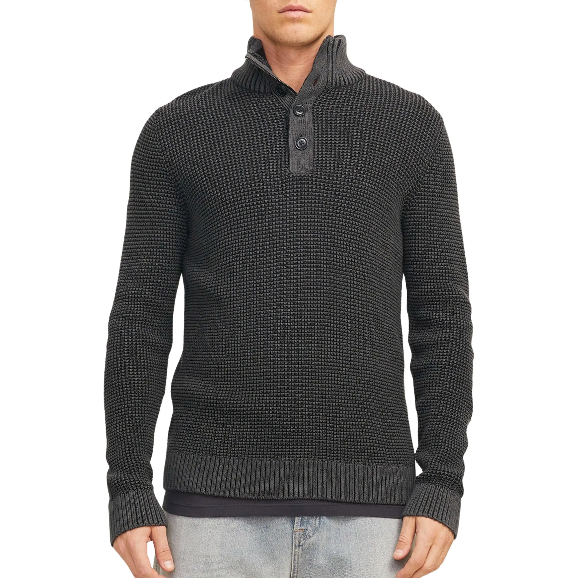 Jack & Jones Ethan Knit High Neck Sweater Heren
