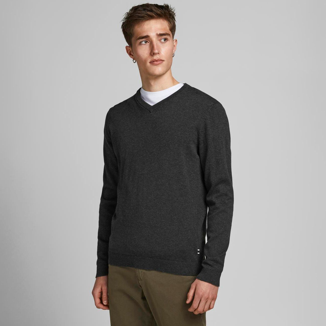 Jack & Jones Basic Knit V-Neck Sweater Heren