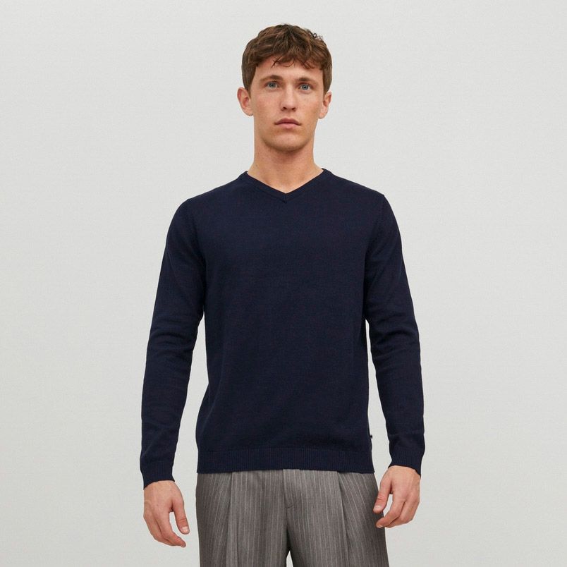 Jack & Jones Basic Knit V-Neck Sweater Men