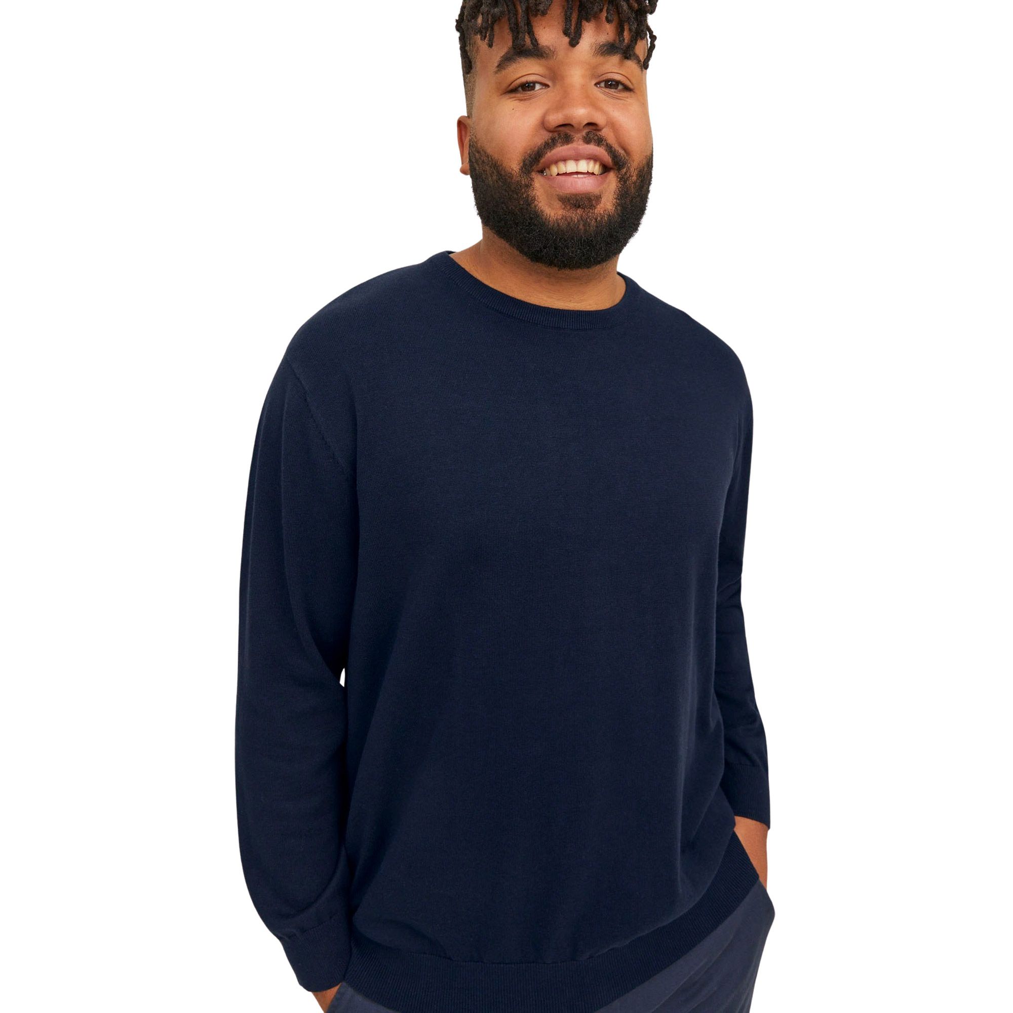 Jack & Jones Basic Knit Crew Sweater Men (plussize)