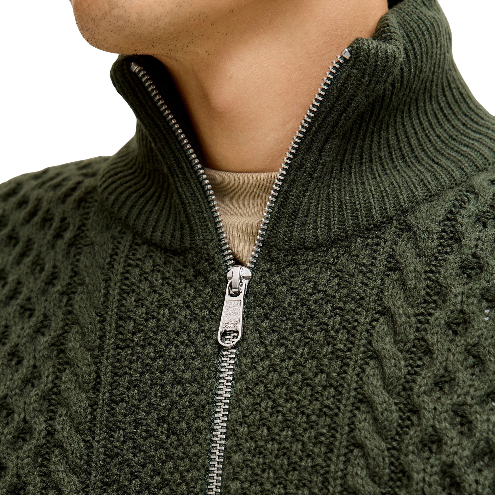 Jack & Jones Paul Knit Half Zip Sweater Heren