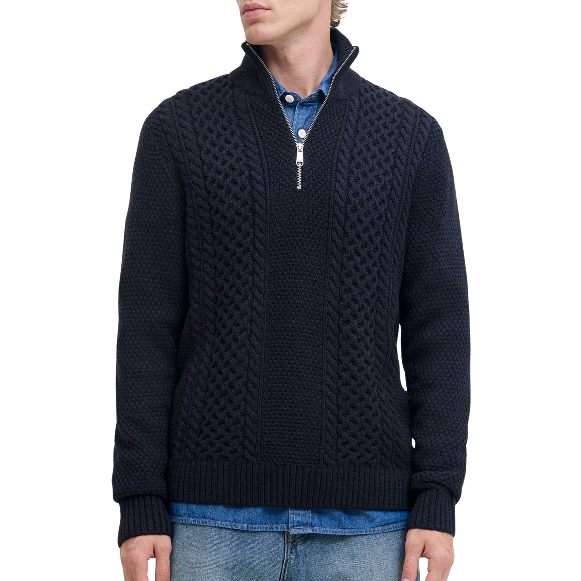 Jack & Jones Paul Knit Half Zip Sweater Heren