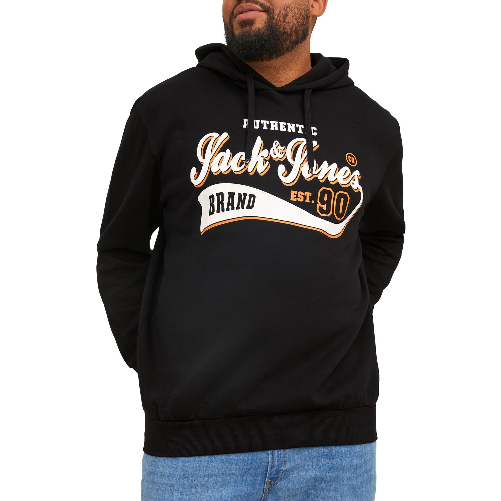 Confezione da 2 Felpa con cappuccio | Nero | Jack & Jones