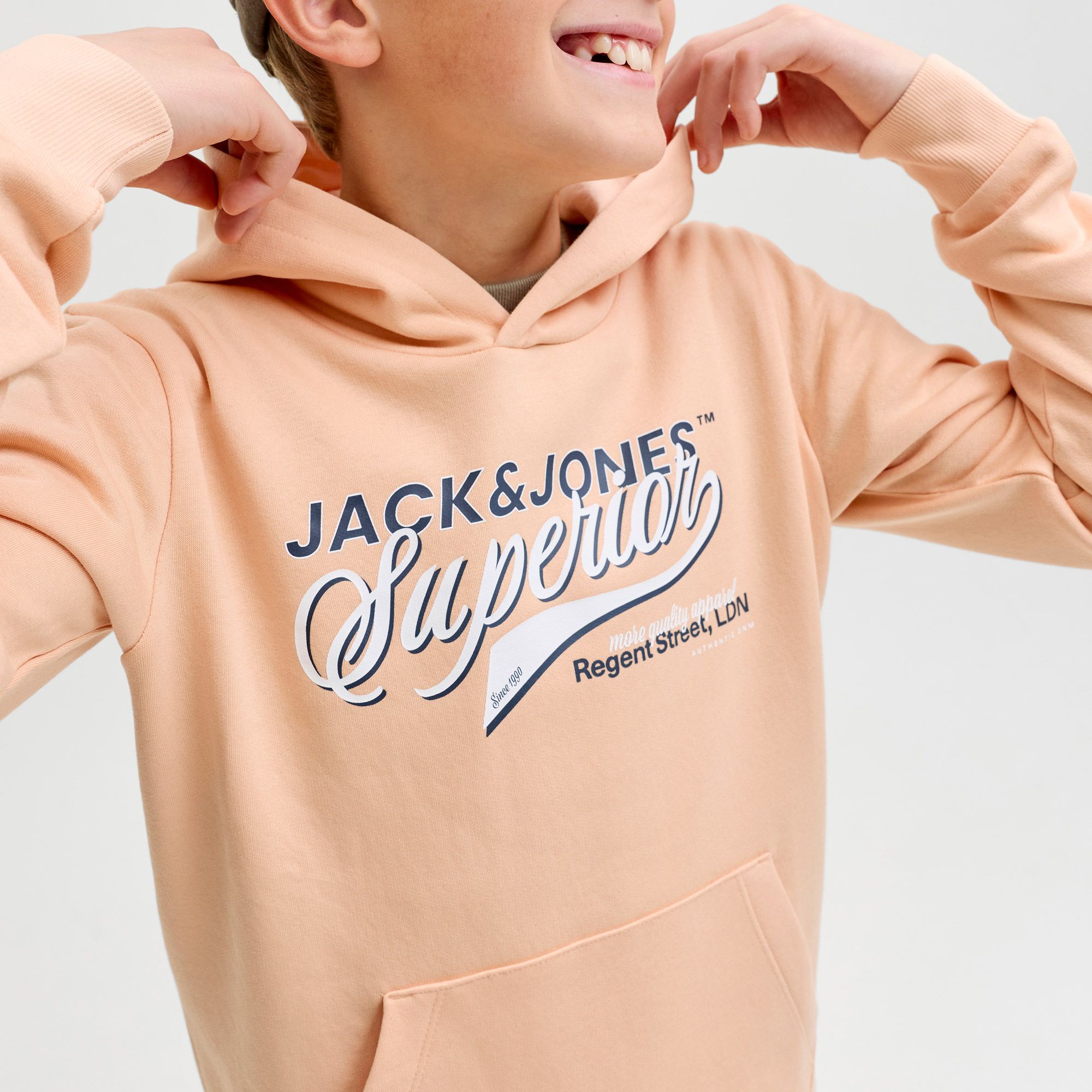 Jack & Jones Logo Hoodie Junior