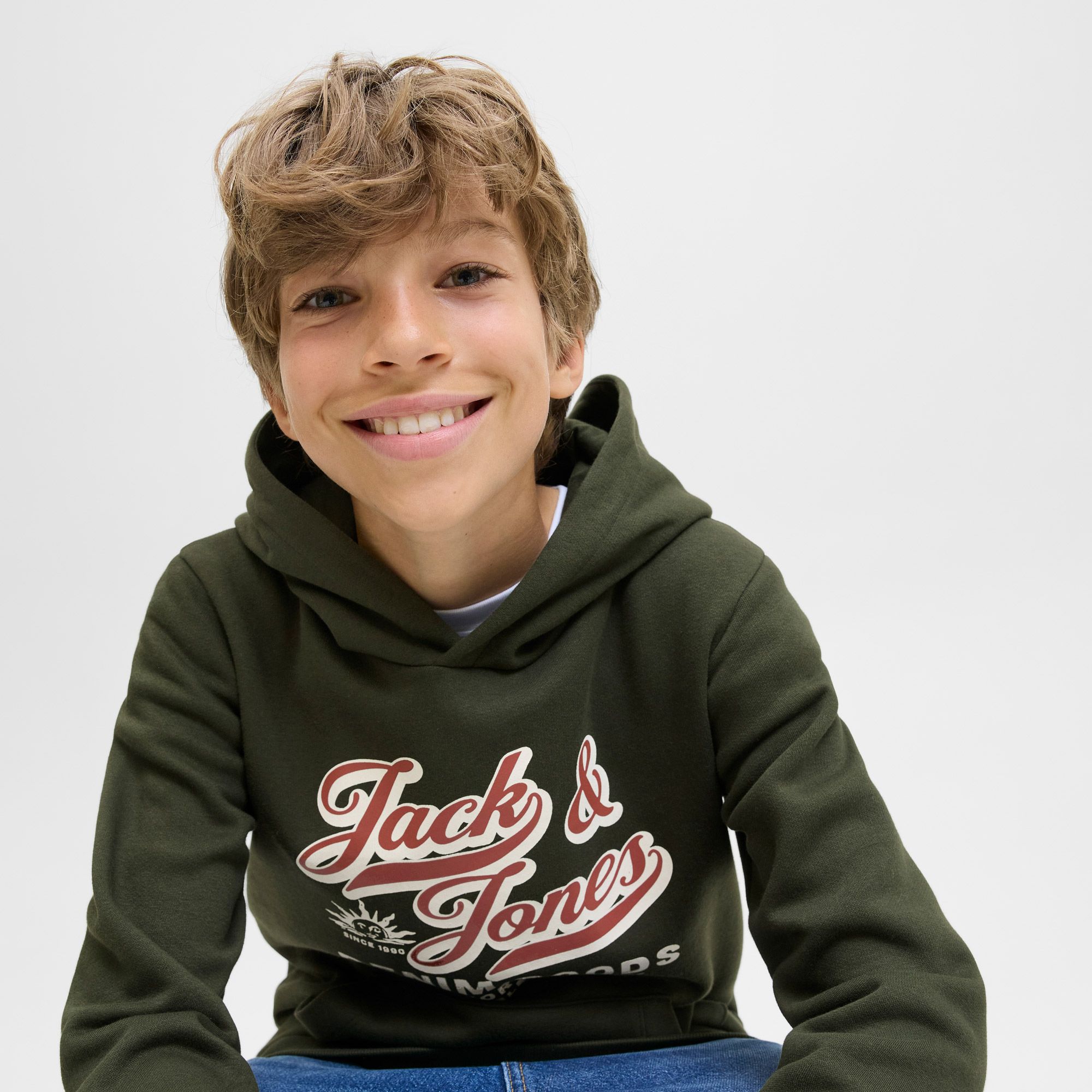 Jack & Jones Logo Hoodie Junior