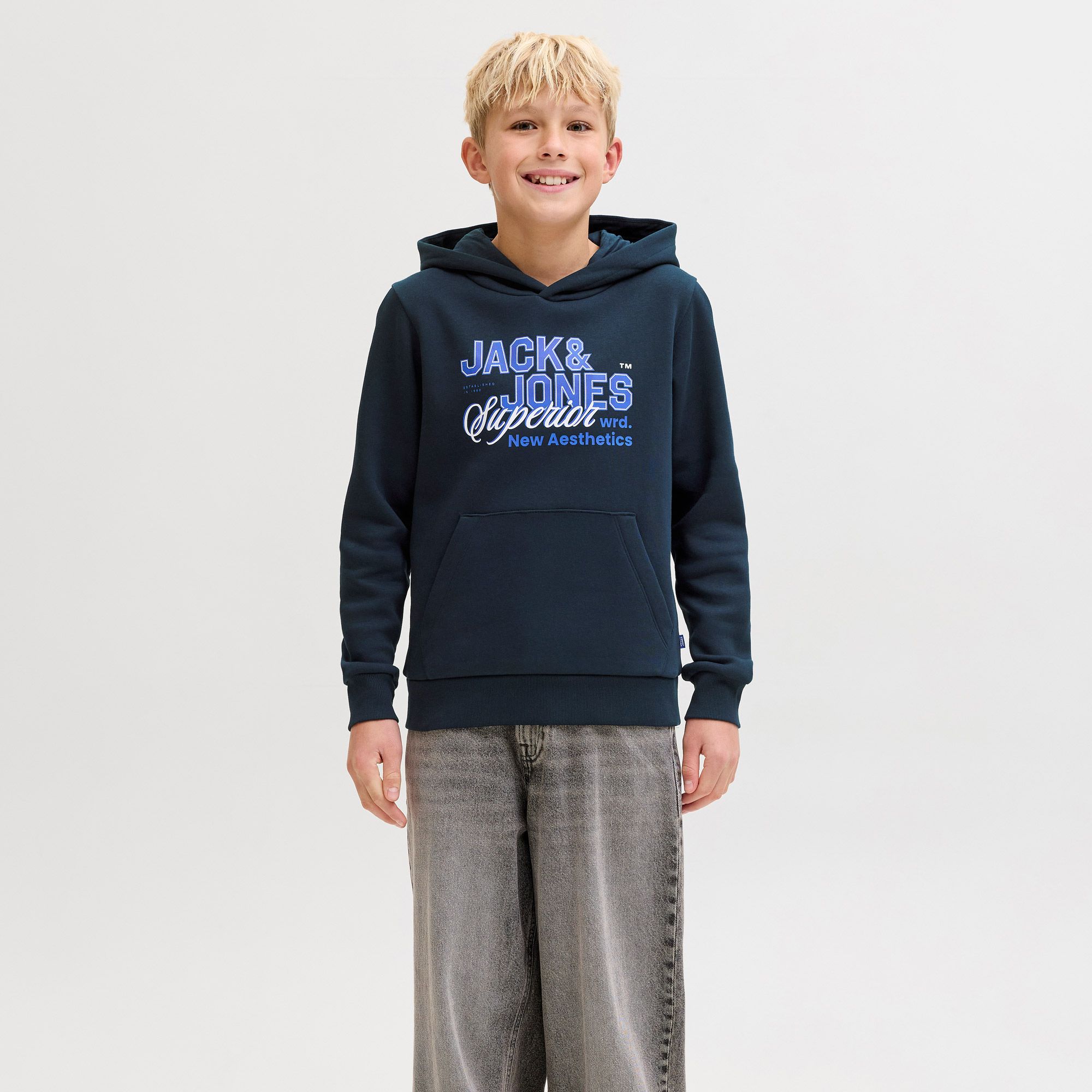 Jack & Jones Logo Hoodie Junior