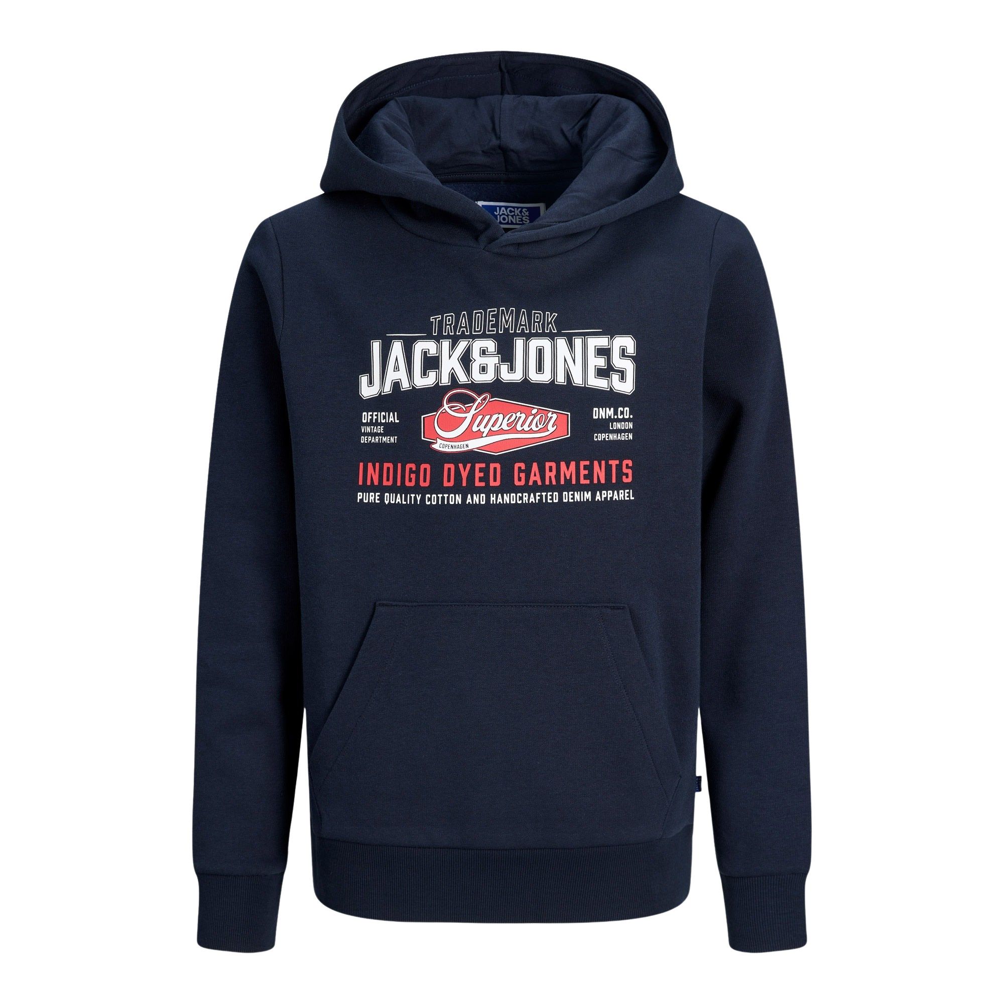 Jack & Jones Logo Sweat 2 Col Kapuzenpullover Junior