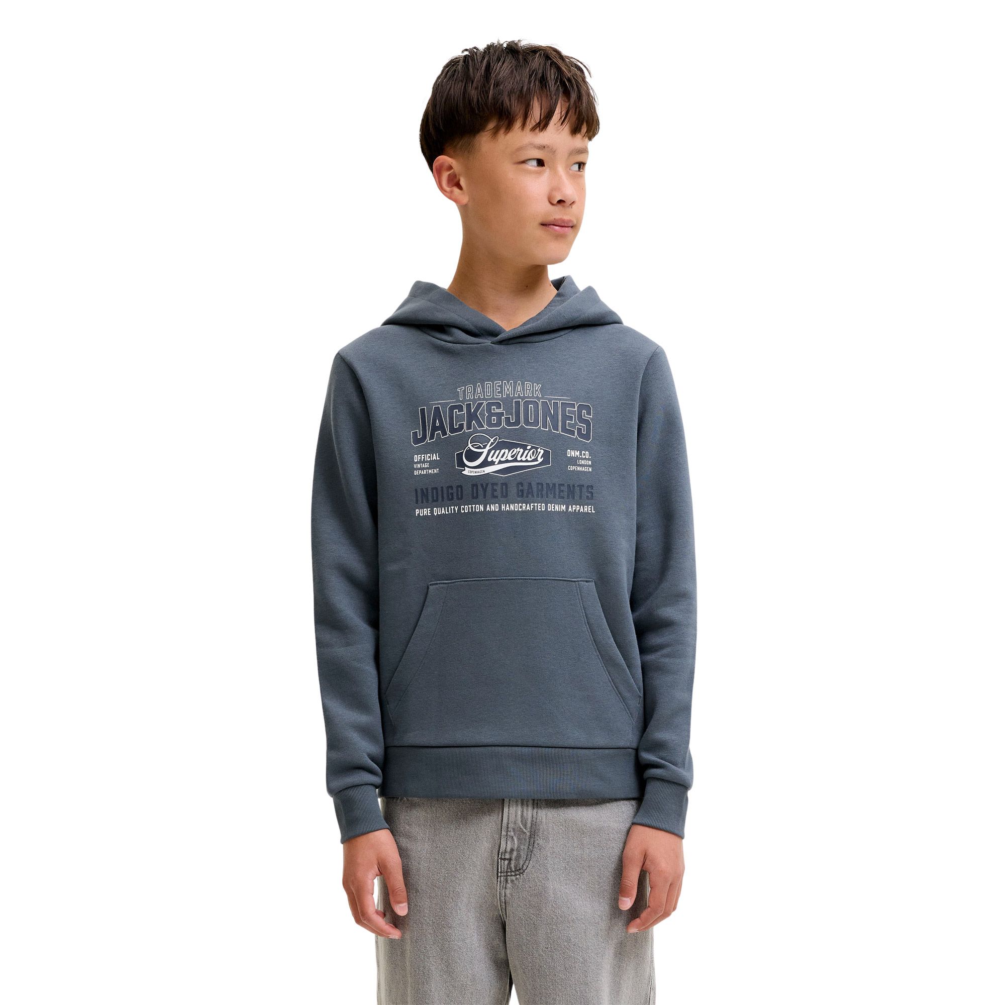 Jack & Jones Logo Sweat 2 Col Kapuzenpullover Junior
