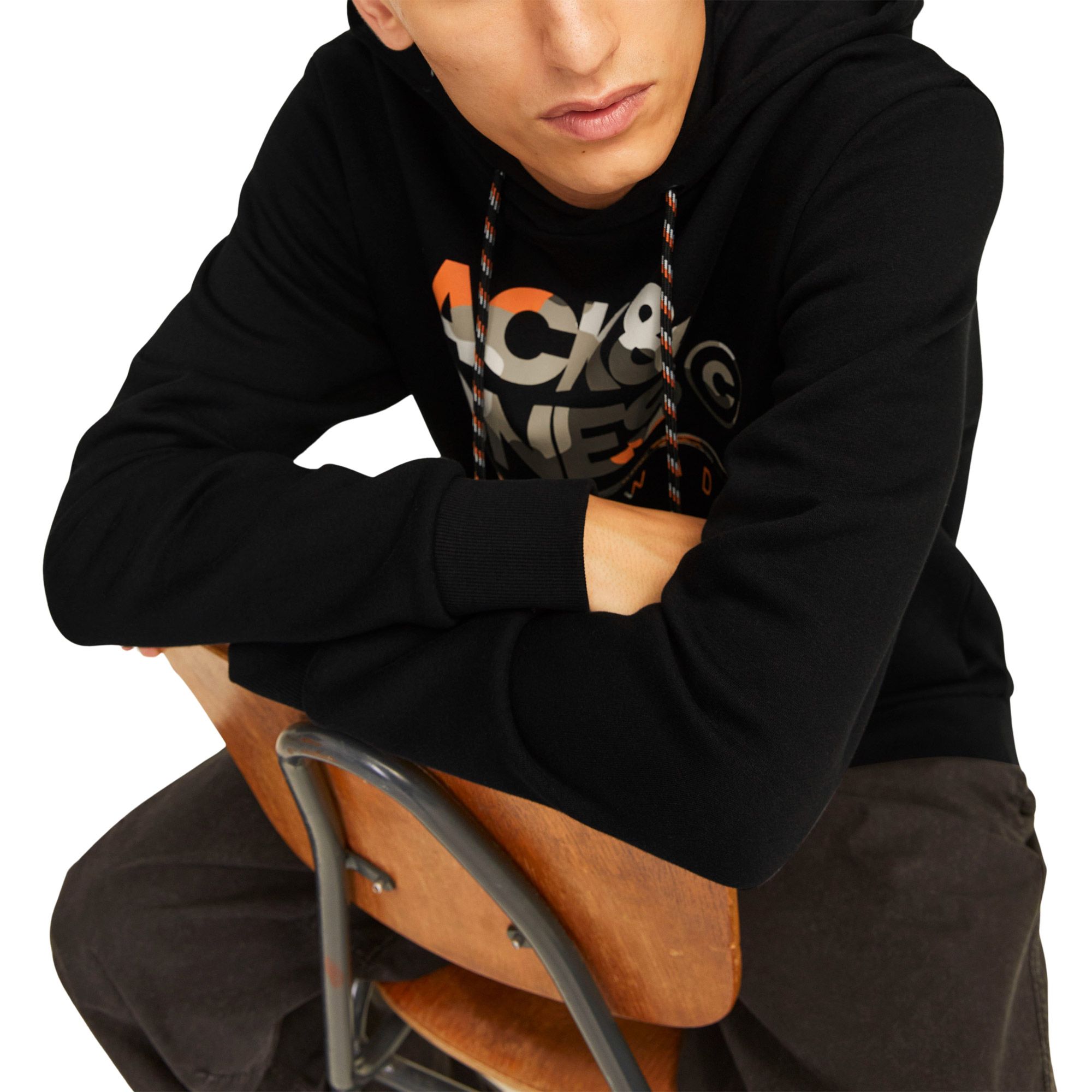  - Dark navy

Jack & Jones Luke Hoodie Homme - Marine foncé