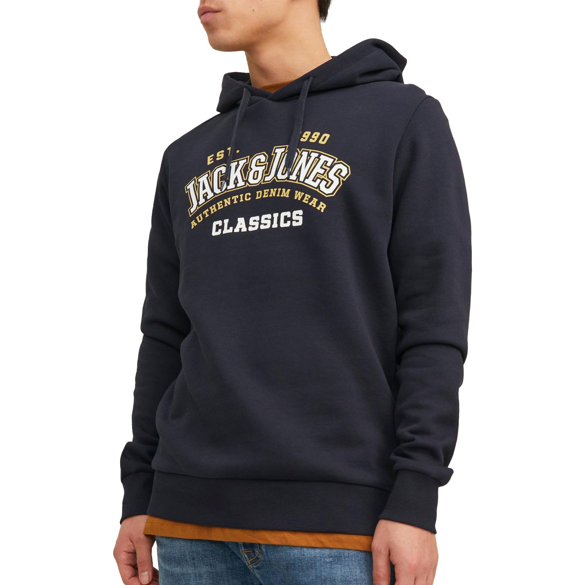 Jack & Jones Essentials Logo 2 Hoodie Heren