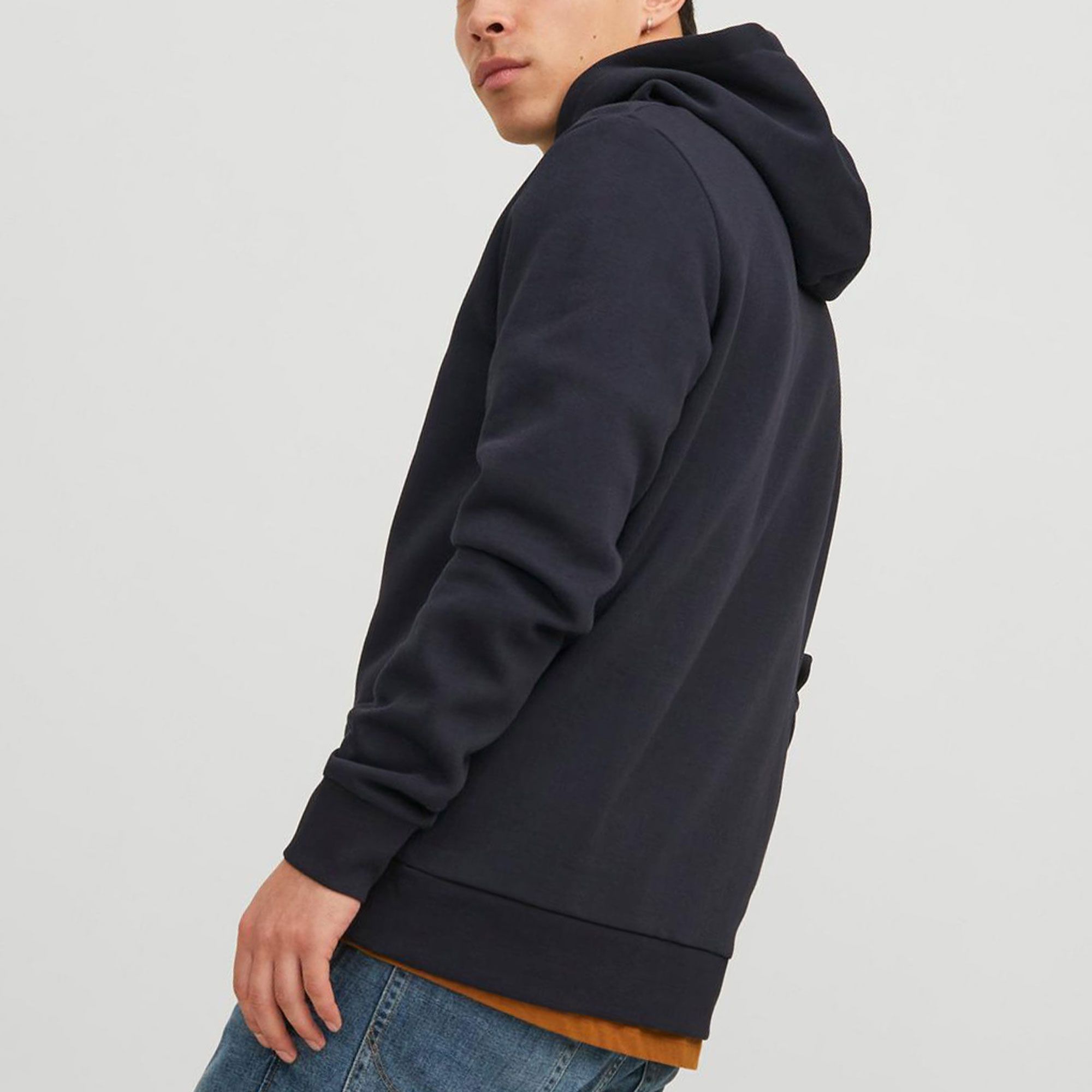 Jack & Jones Essentials Logo 2 Hoodie Heren