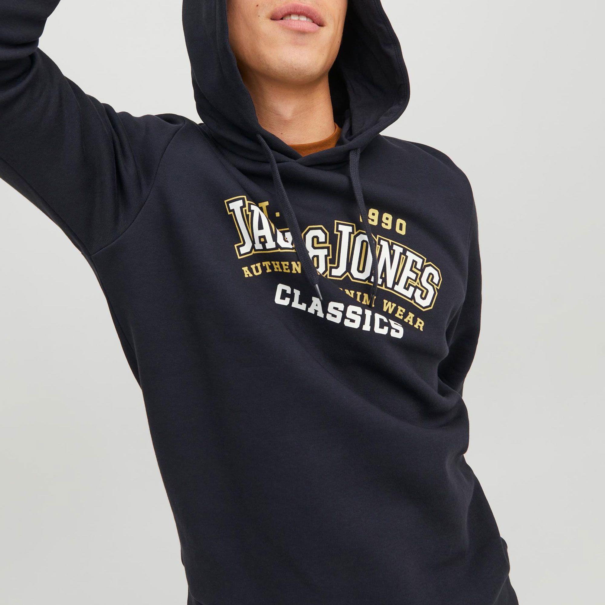 Jack & Jones Essentials Logo 2 Hoodie Heren
