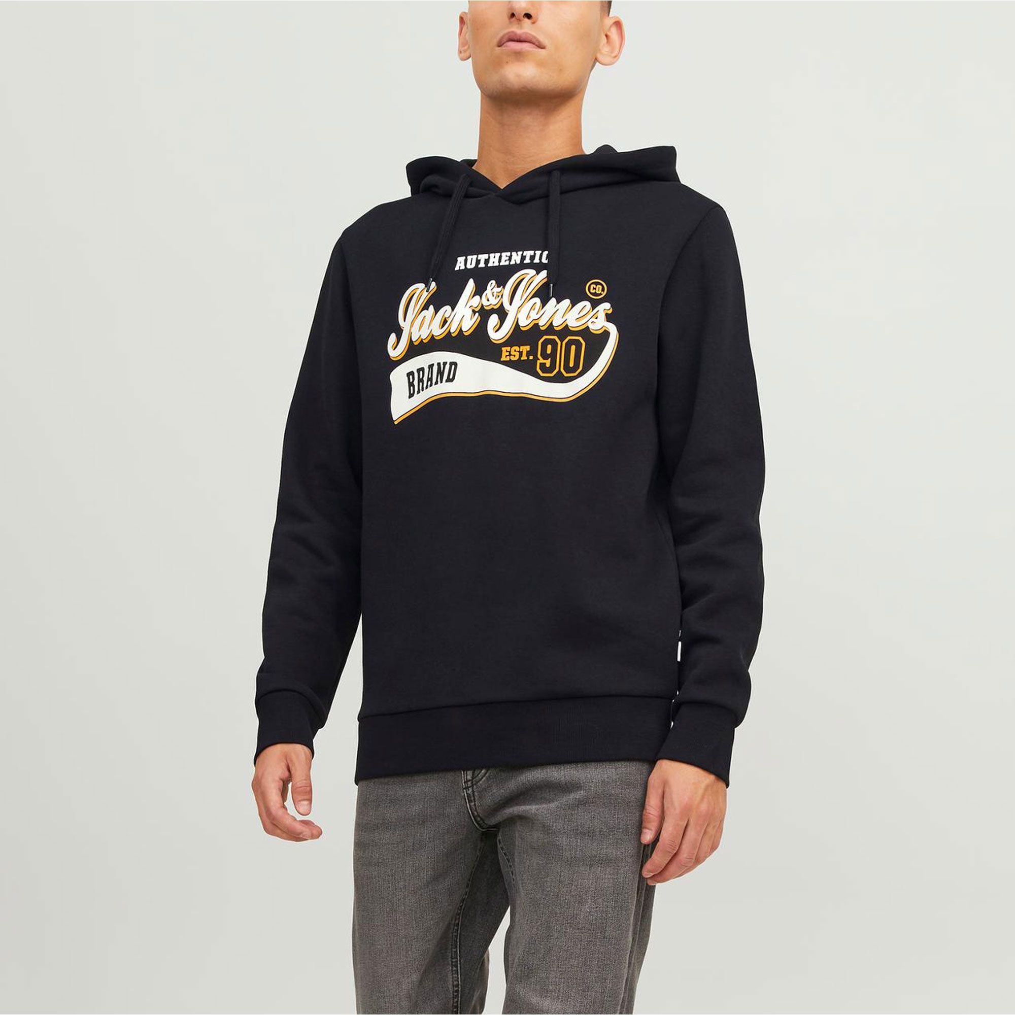 Jack & Jones Essentials Logo 2 Hoodie Heren