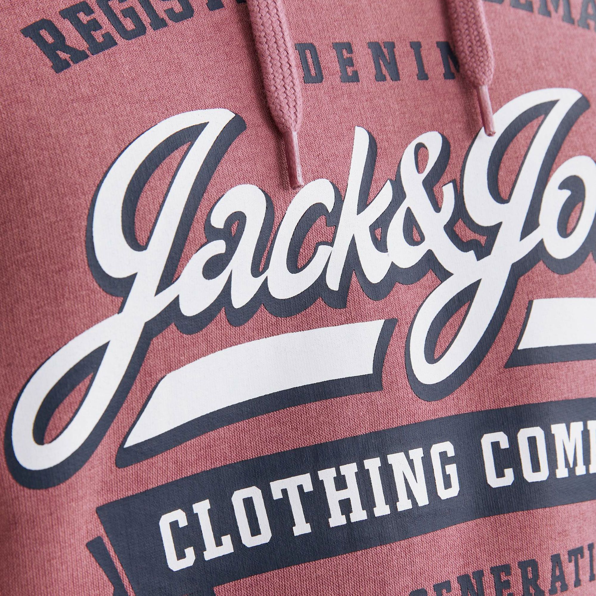 Jack & Jones Essentials Logo 2 Hoodie Heren