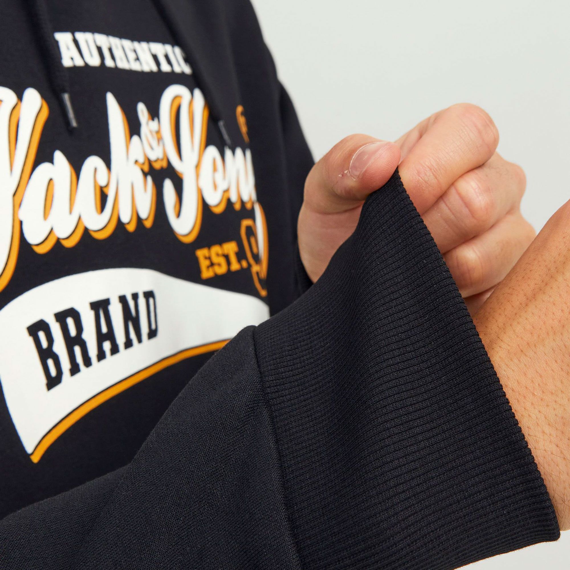 Jack & Jones Essentials Logo 2 Hoodie Heren